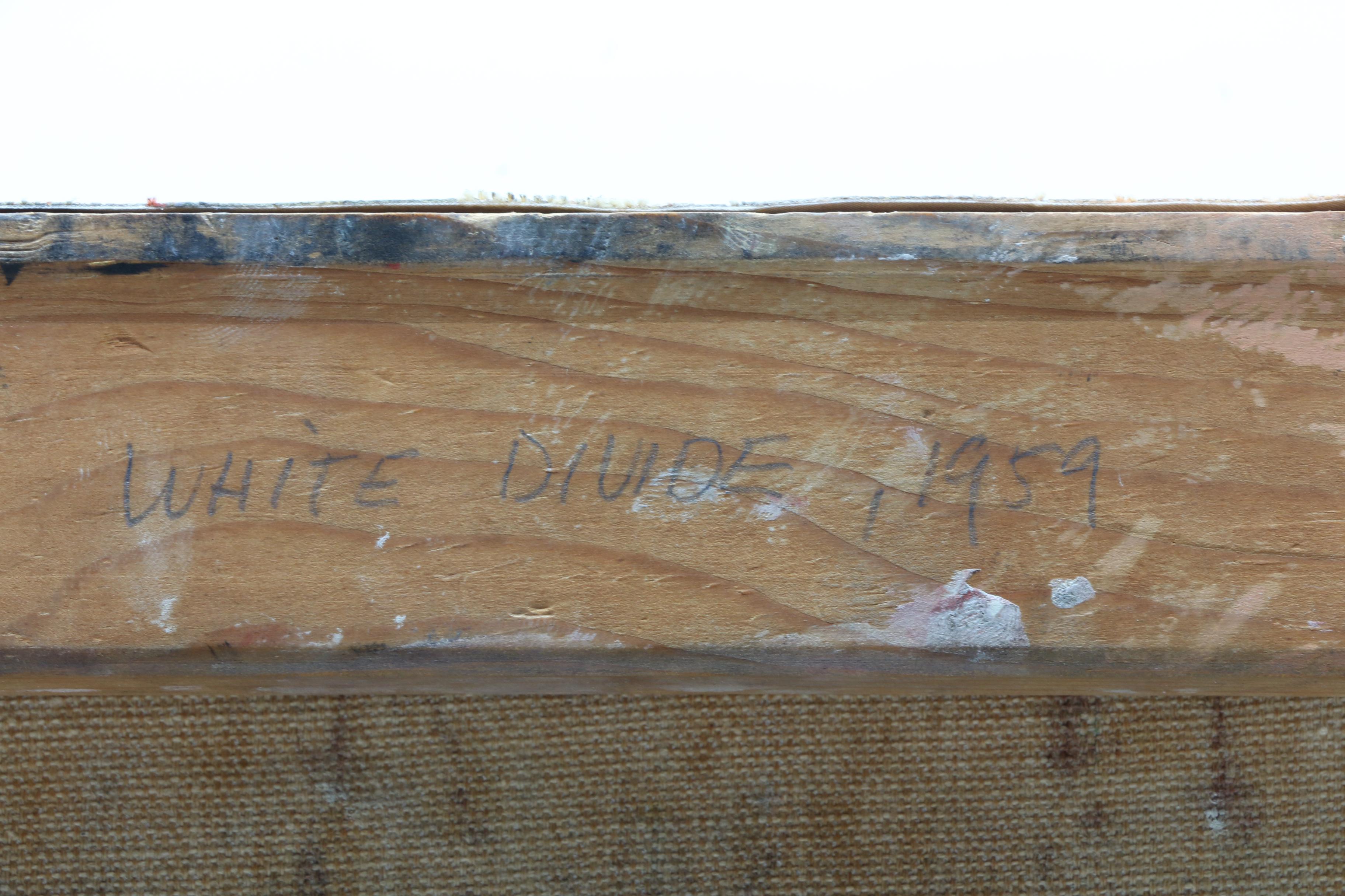 William Douglas McGee 1959 Oil Painting "White Divide"