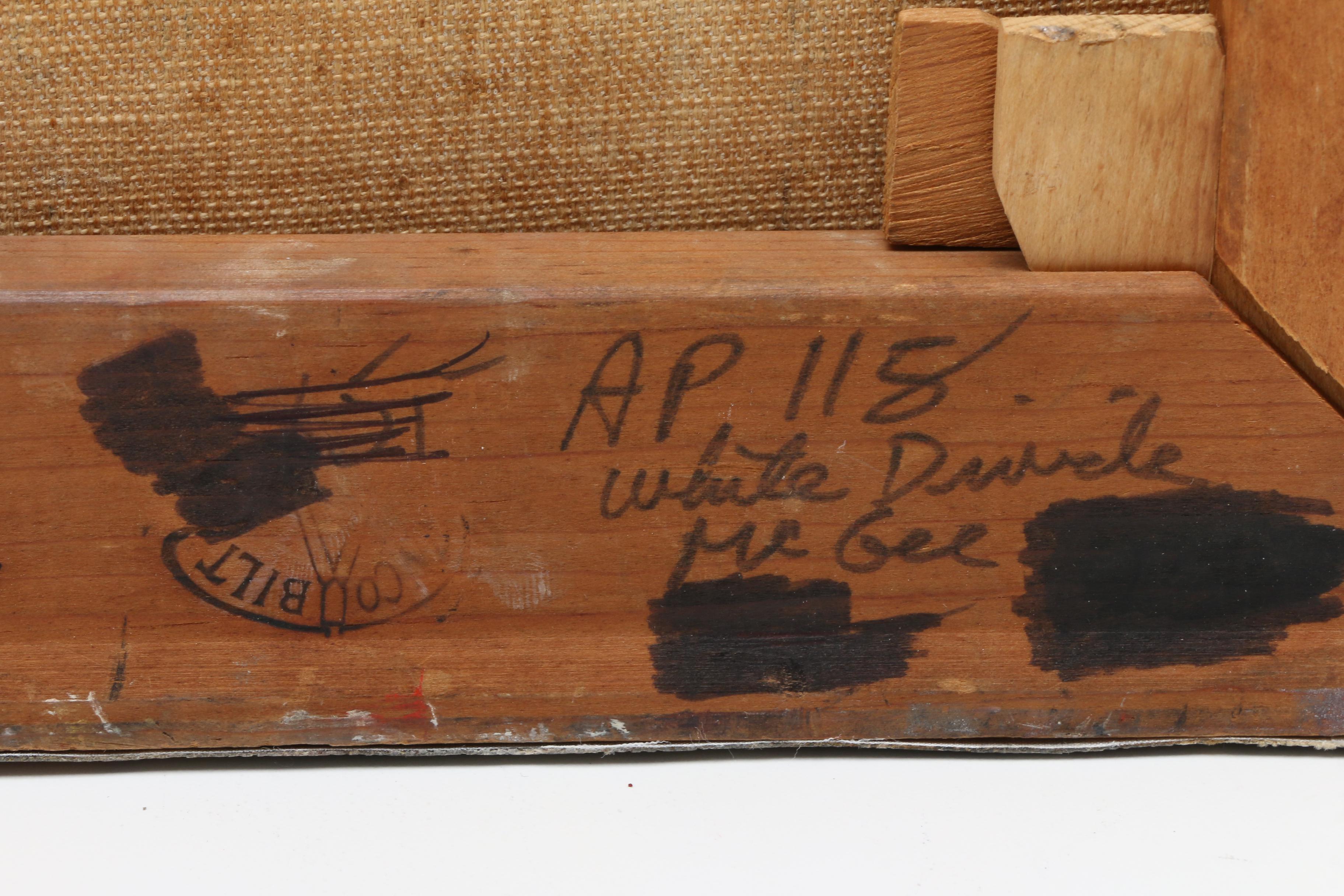 William Douglas McGee 1959 Oil Painting "White Divide"