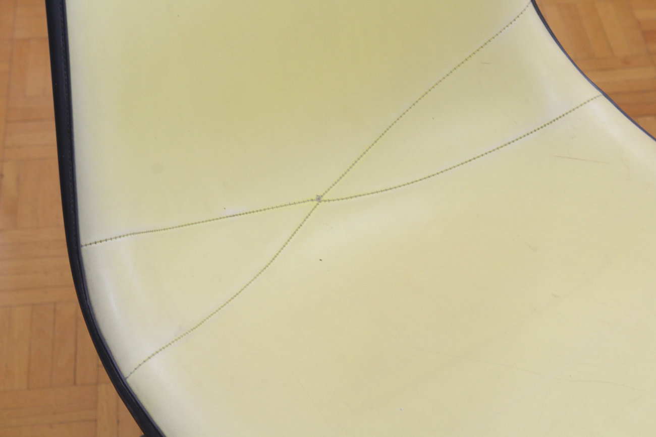 Pair of Mid Century Modern Herman Miller Molded Plastic Side Chairs