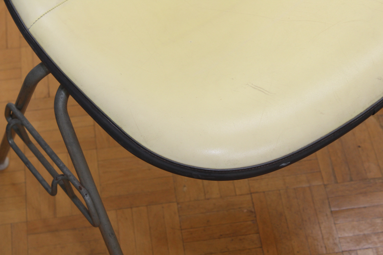 Pair of Mid Century Modern Herman Miller Molded Plastic Side Chairs