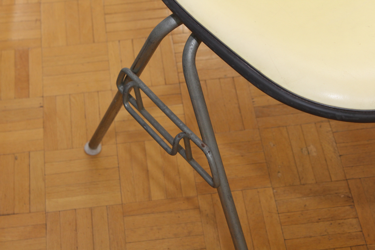 Pair of Mid Century Modern Herman Miller Molded Plastic Side Chairs