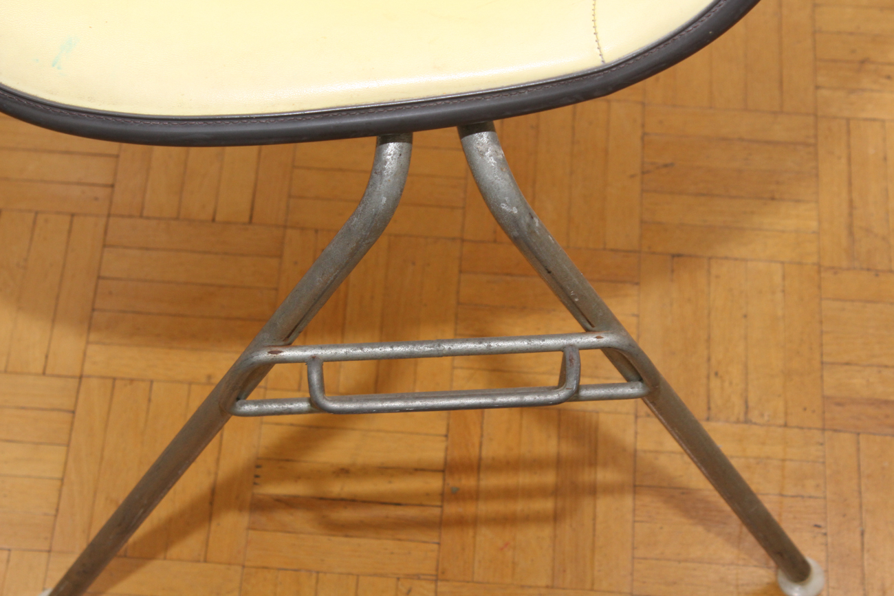 Pair of Mid Century Modern Herman Miller Molded Plastic Side Chairs