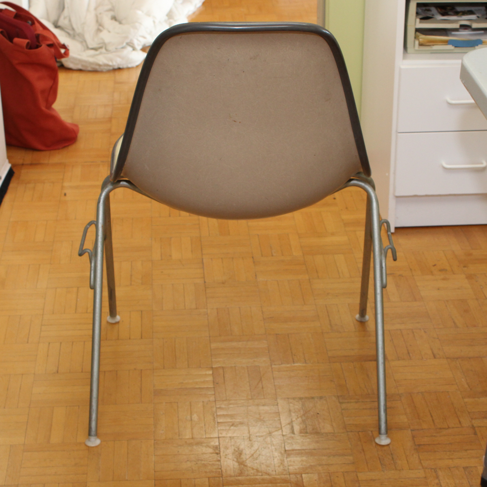 Pair of Mid Century Modern Herman Miller Molded Plastic Side Chairs