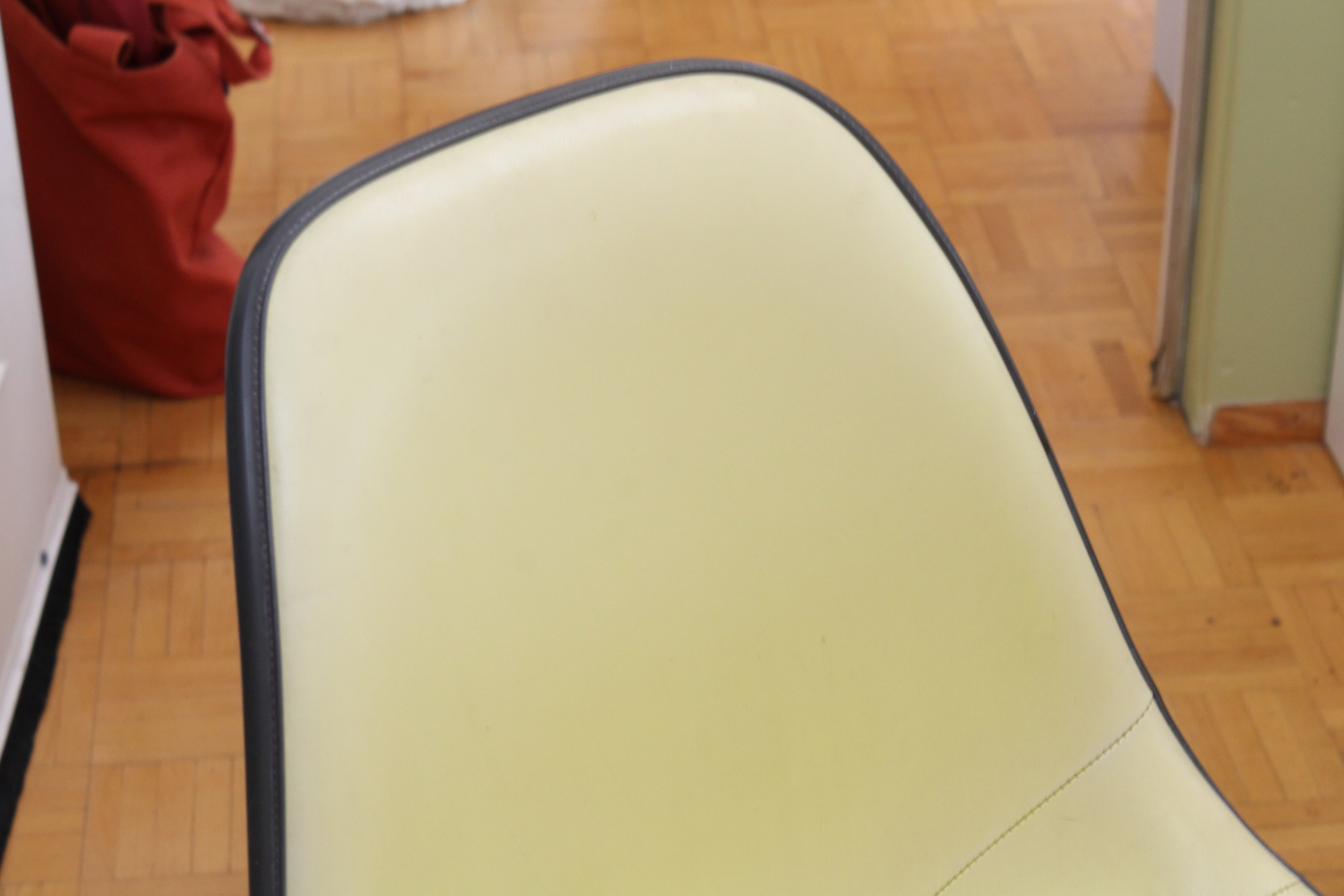 Pair of Mid Century Modern Herman Miller Molded Plastic Side Chairs