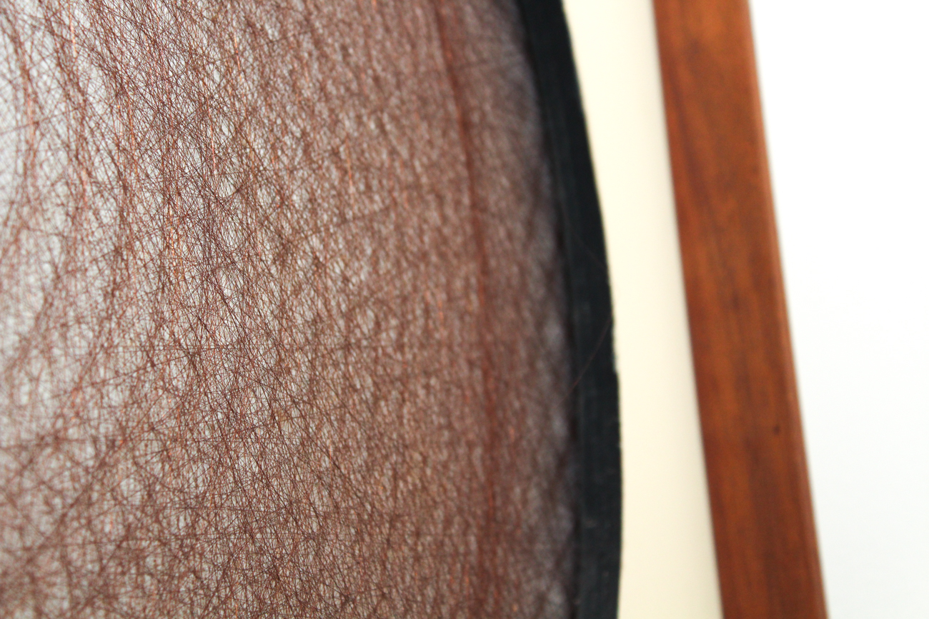 Framed Mid Century Optical Illusion String Art