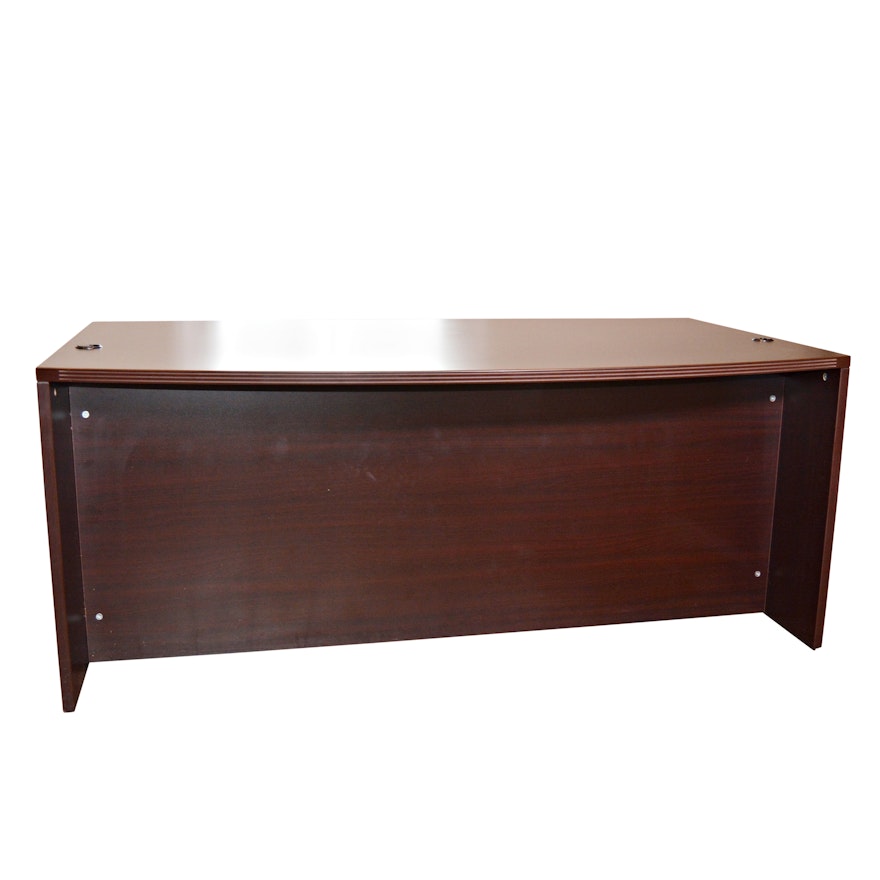 Contemporary Executive Wood Laminate Desk