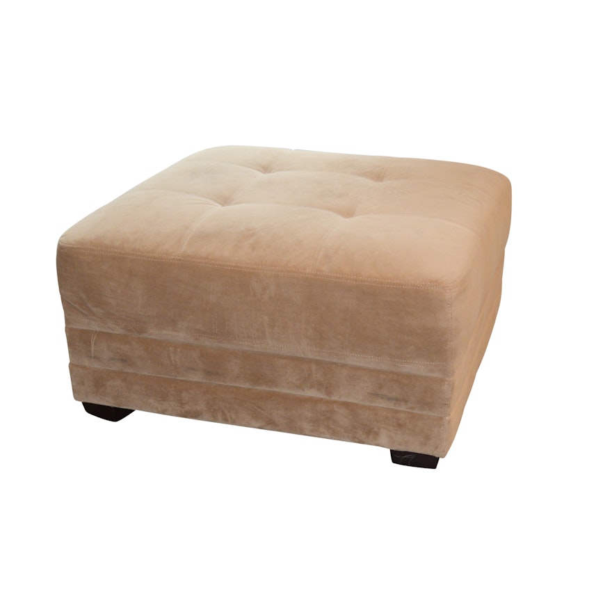 Tufted Square Ottoman by Carleo Group Inc.