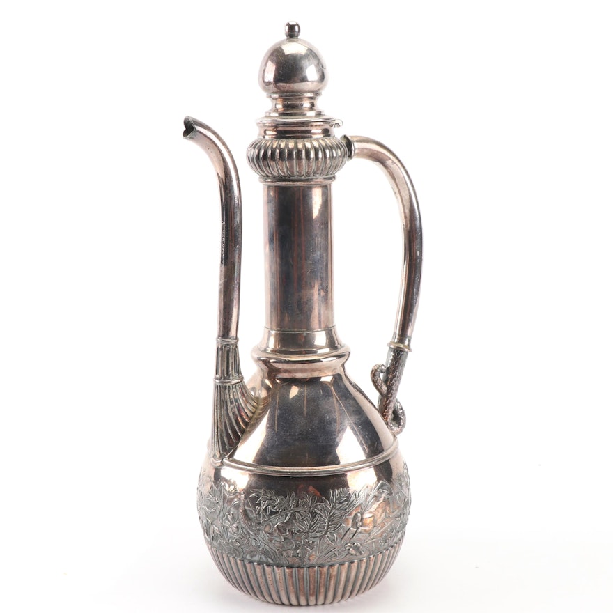 Wilcox Silver Plate Co. Aesthetic Movement Coffee Pot, Late 19th Century