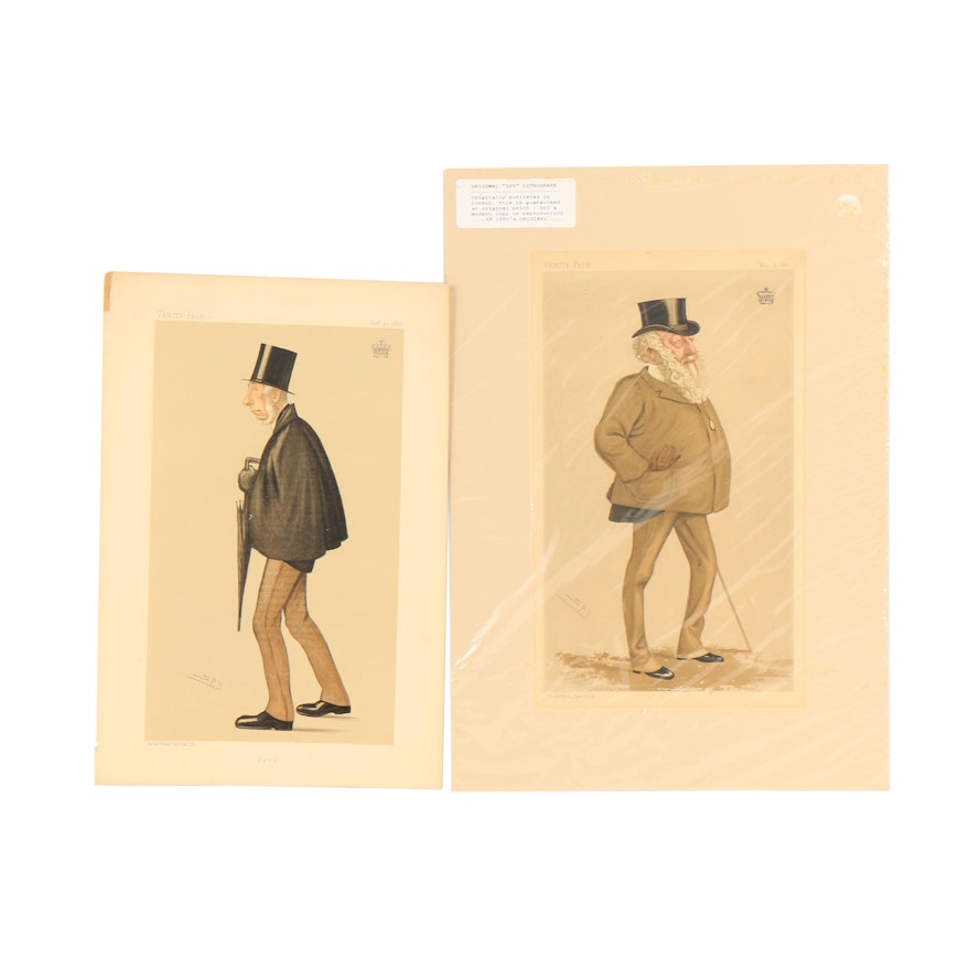 Vanity Fair Lithographs after Leslie Ward “Spy”