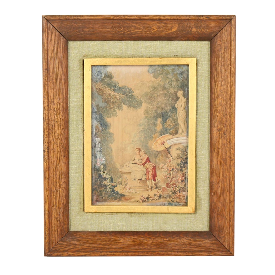 Color Lithograph after Jean-Honore Fragonard