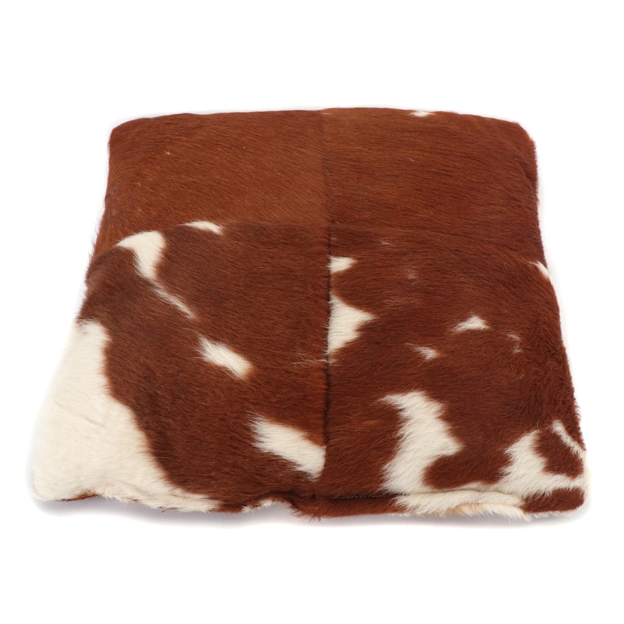 Cowhide Accent Pillow