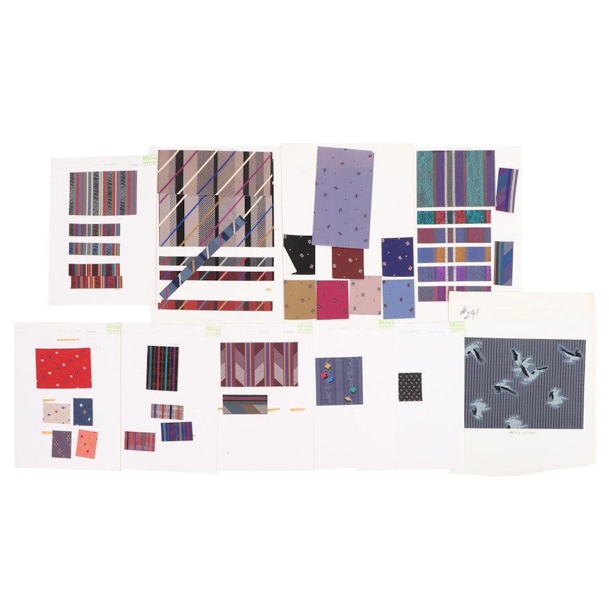 Tokyo Menka and Other Japanese Acrylic and Gouache Textile Pattern Designs