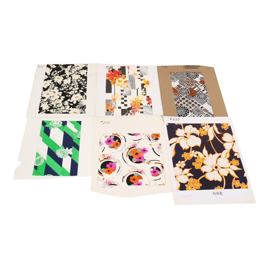 Daido-Maruta and Other Japanese Painted Textile Pattern Designs