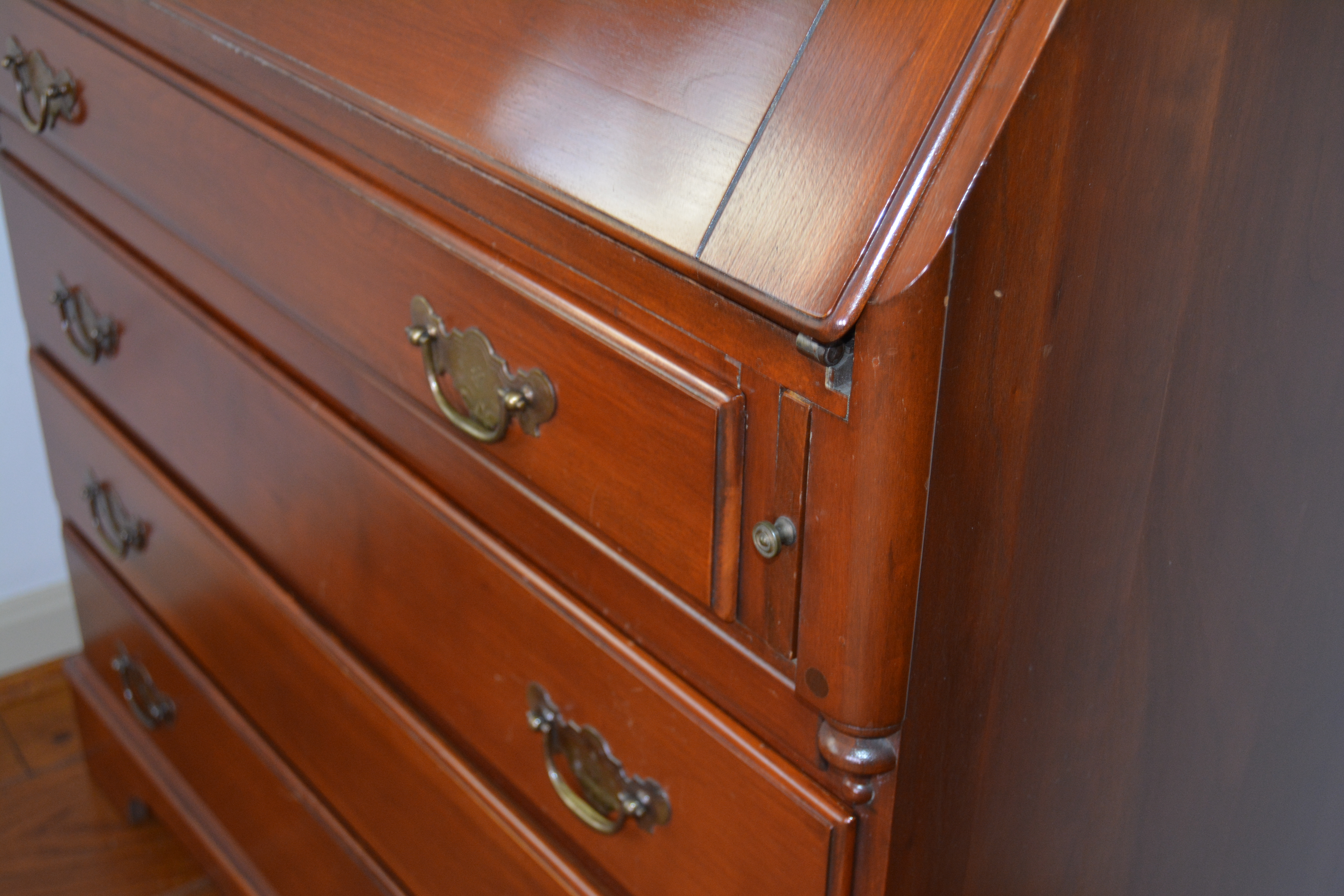 American Cherry Secretary by Pennsylvania House Reproduction, Mid 20th Century