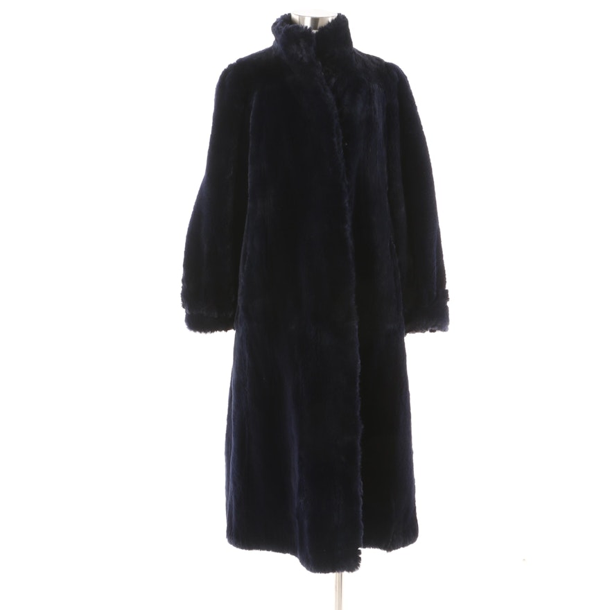 Women's Vintage S. Garber Furs Chicago Dyed Sheared Beaver Fur Coat