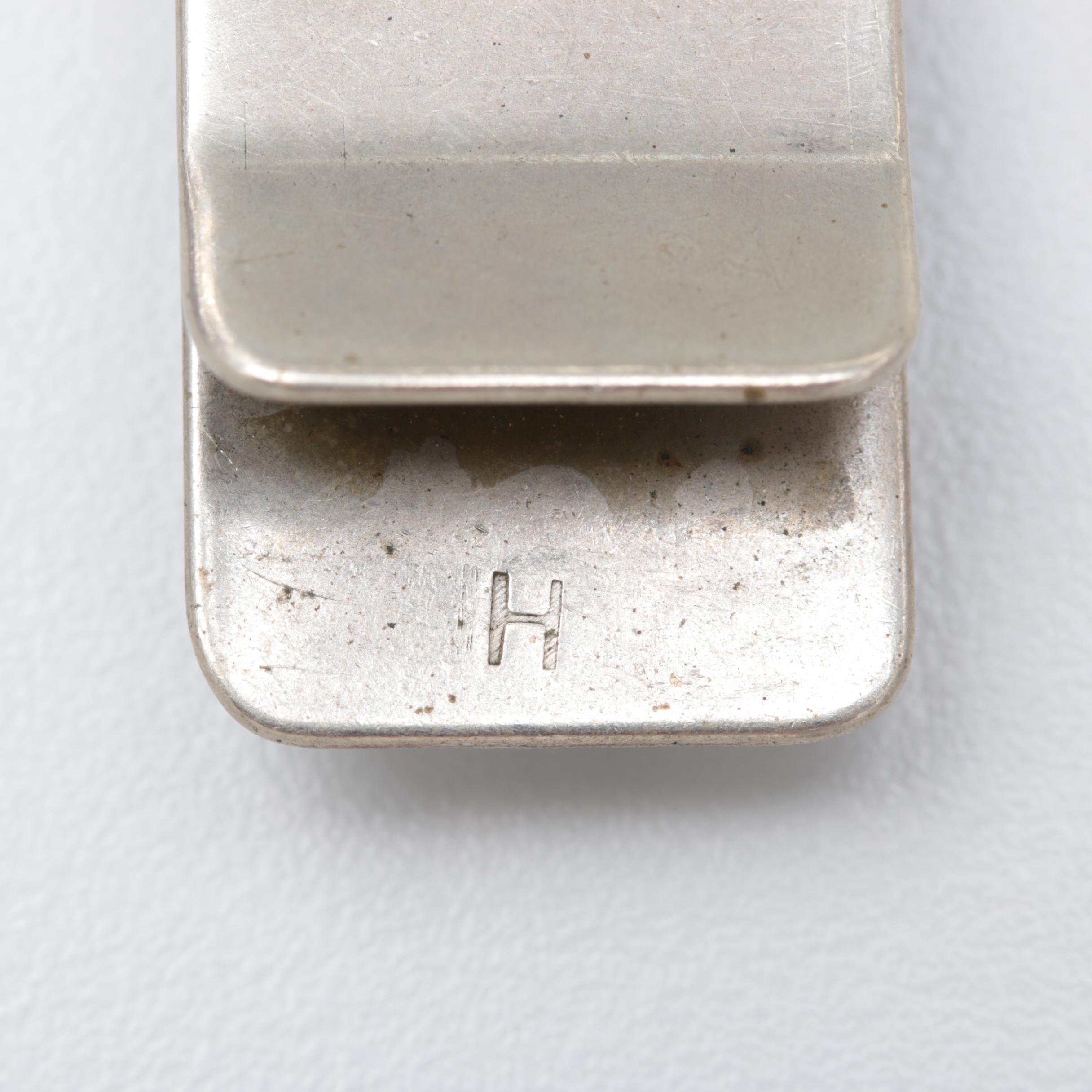 Sterling Silver Ring, Silver Tone Money Clip with Turquoise and Coral