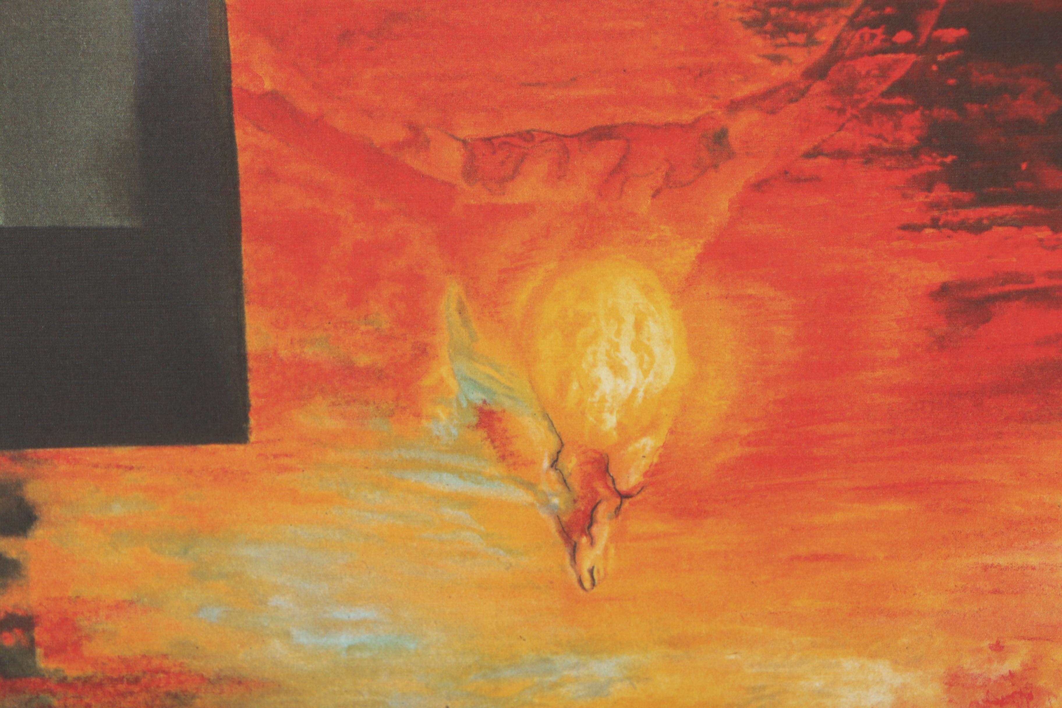 Offset Lithograph after Salvador Dali "Lincoln in Dalivision"