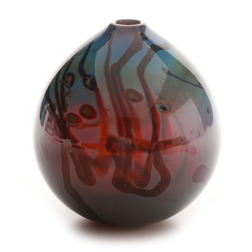 Robert William Bartlett BLown Glass Vase