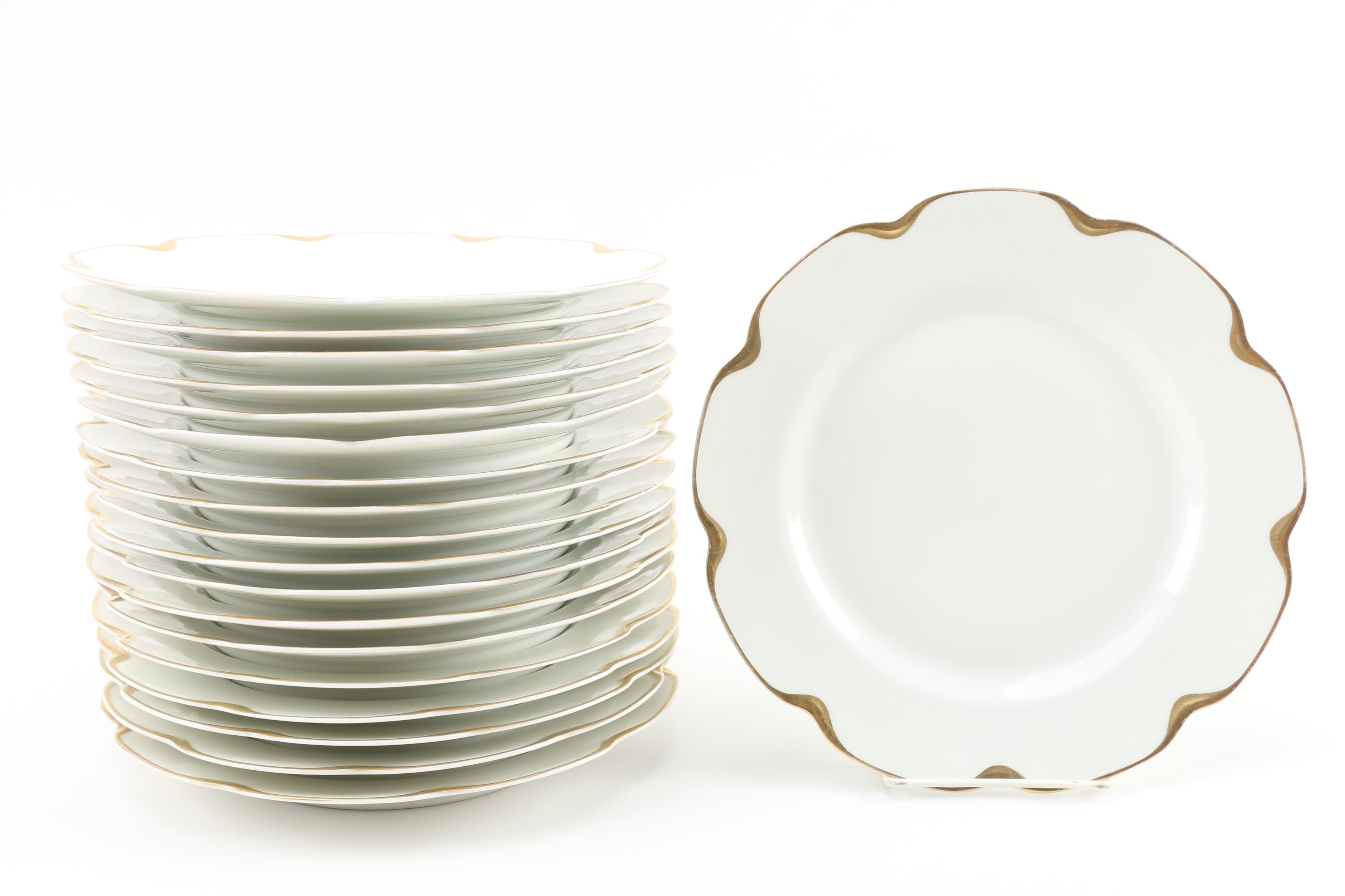 Haviland "Silver Anniversary" Porcelain Dinnerware