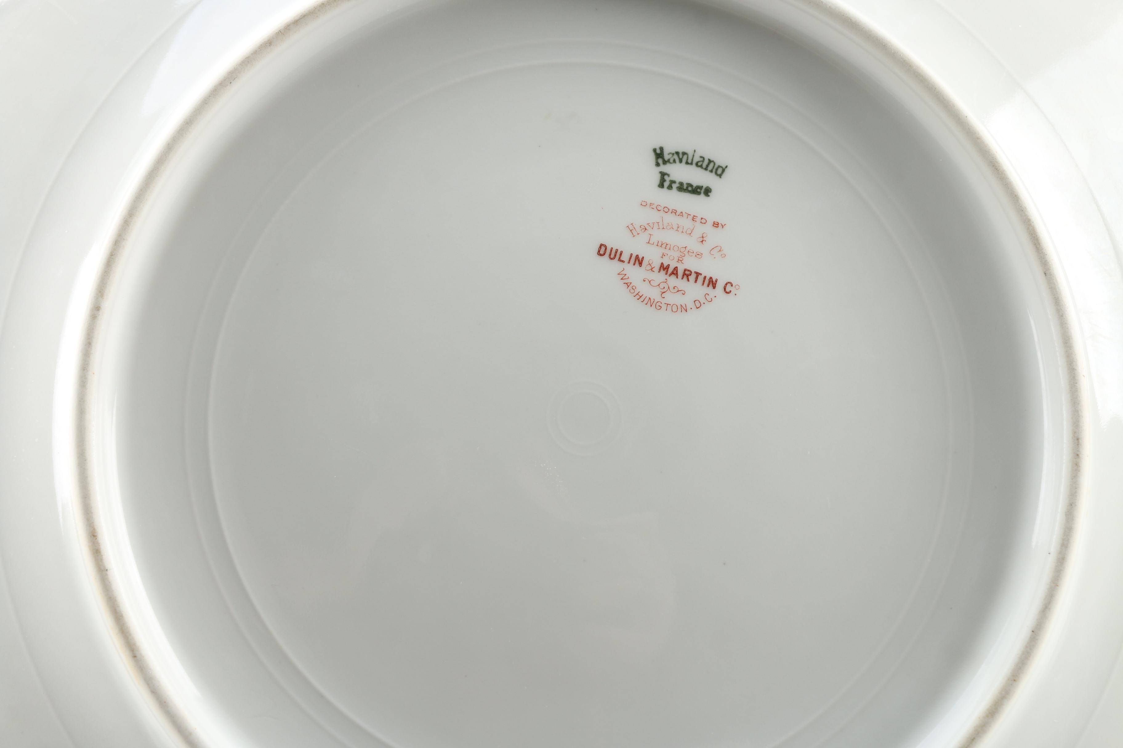 Haviland "Silver Anniversary" Porcelain Dinnerware