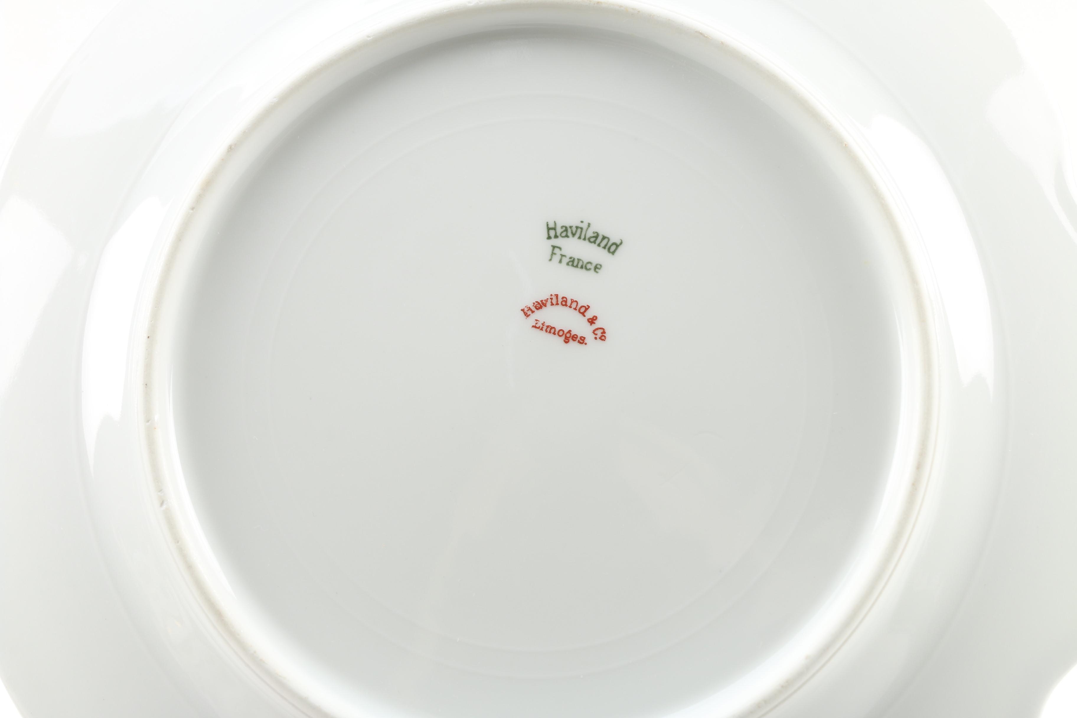 Haviland "Silver Anniversary" Porcelain Dinnerware