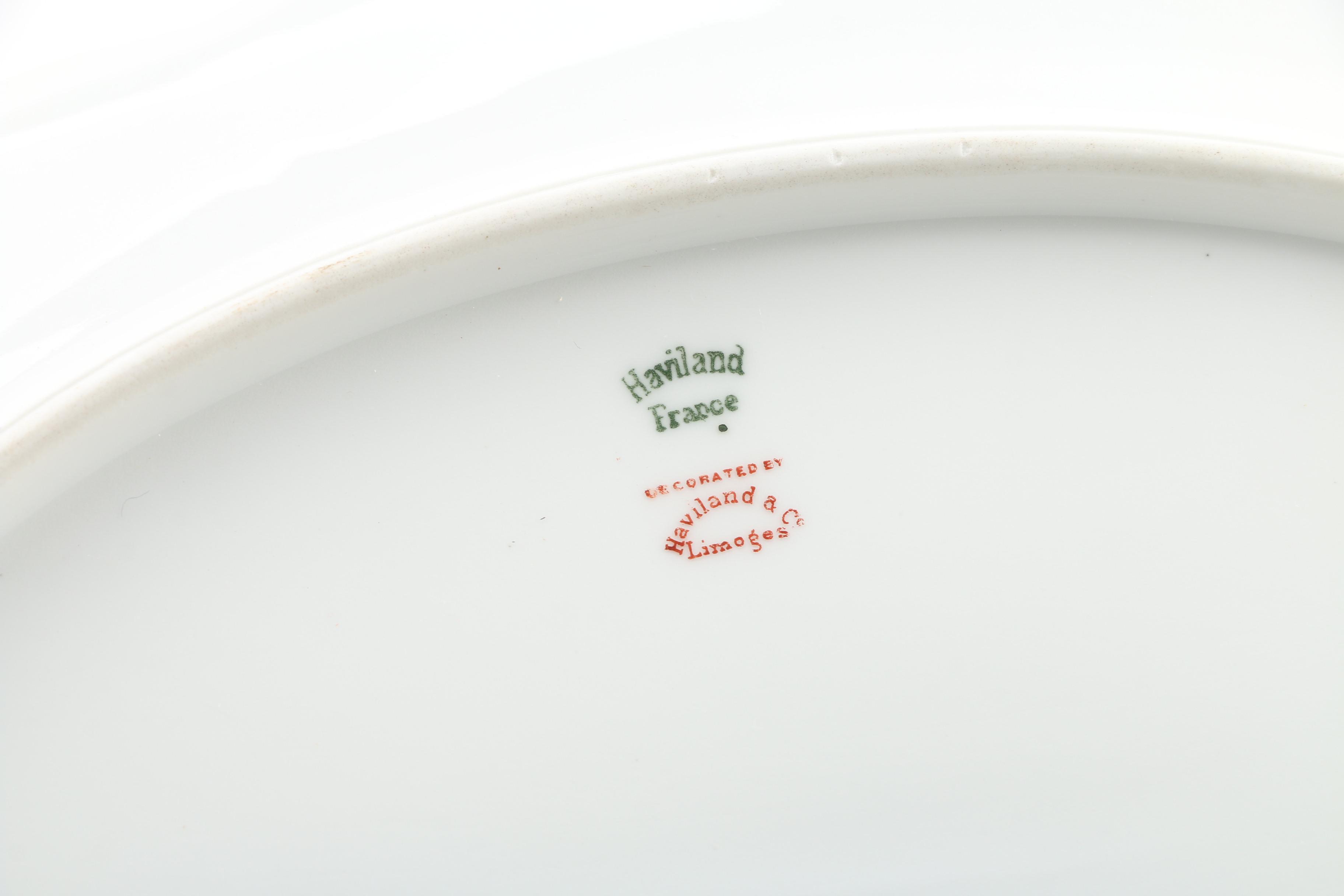 Haviland "Silver Anniversary" Porcelain Dinnerware