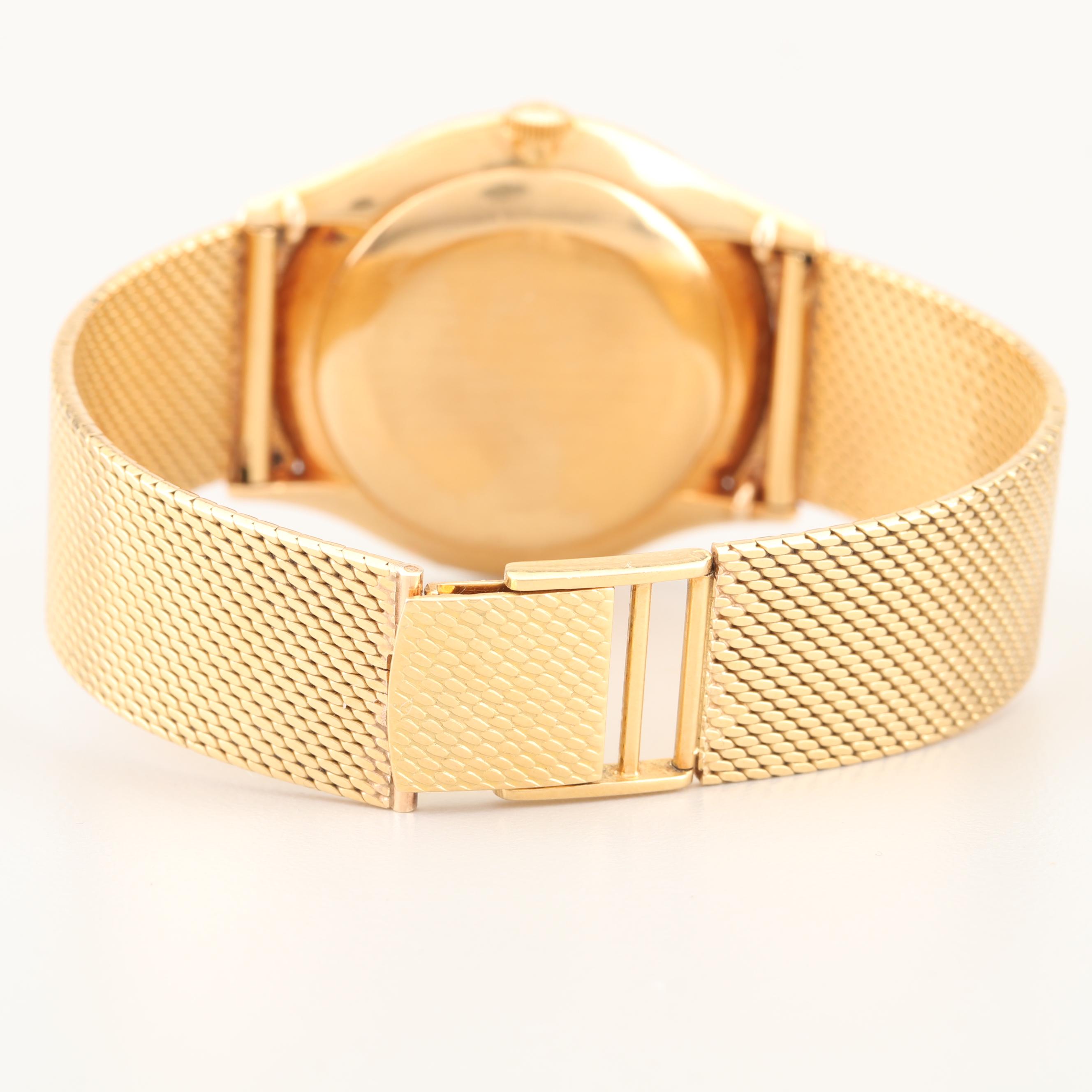 Patek Philippe Genève Swiss 18K Yellow Gold Watch