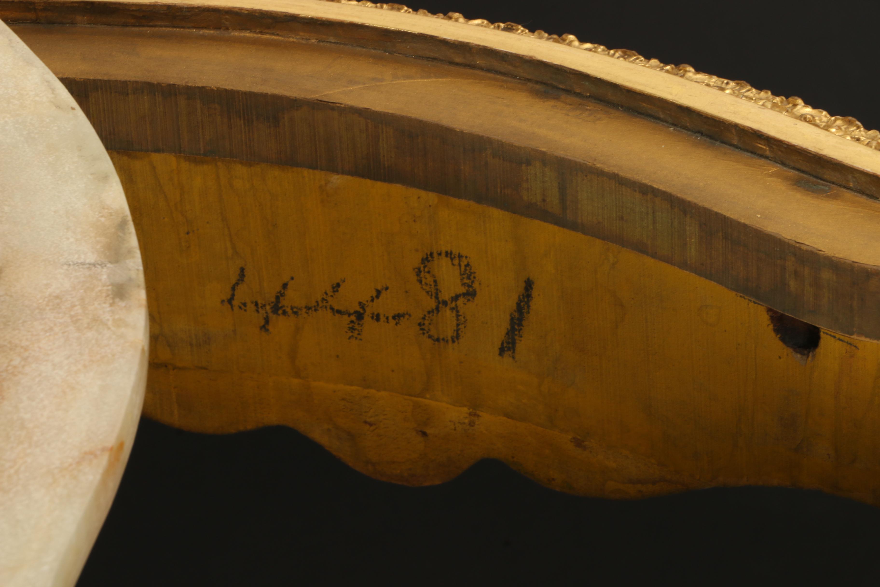 Louis XV Style Giltwood and Onyx Side Table, 20th Century