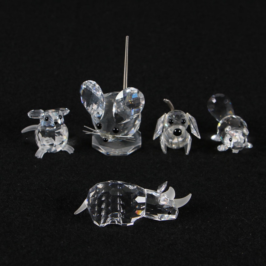 Swarovski Crystal MIniature Animal Figurines