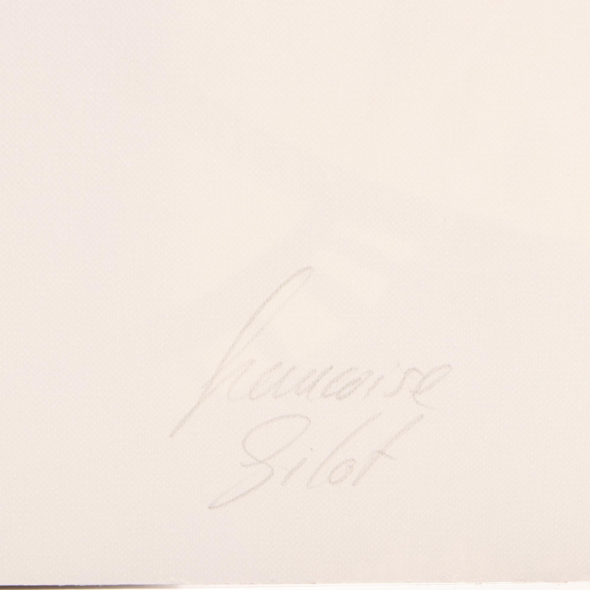 Francois Aguiard 2018 Acrylic Stylized Portrait Painting "Françoise Gilot"