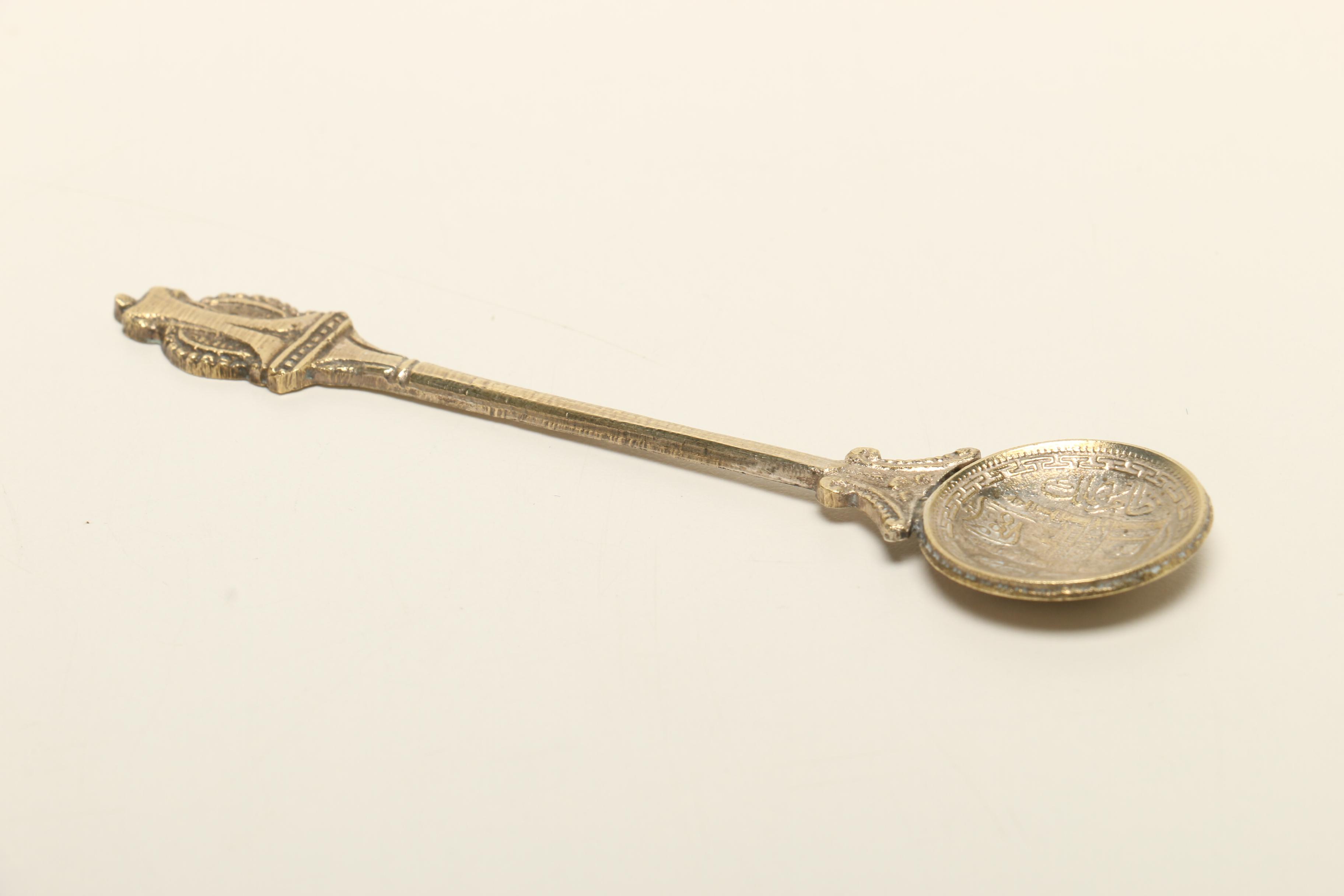 Demitasse Spoons Made from Indian Coins