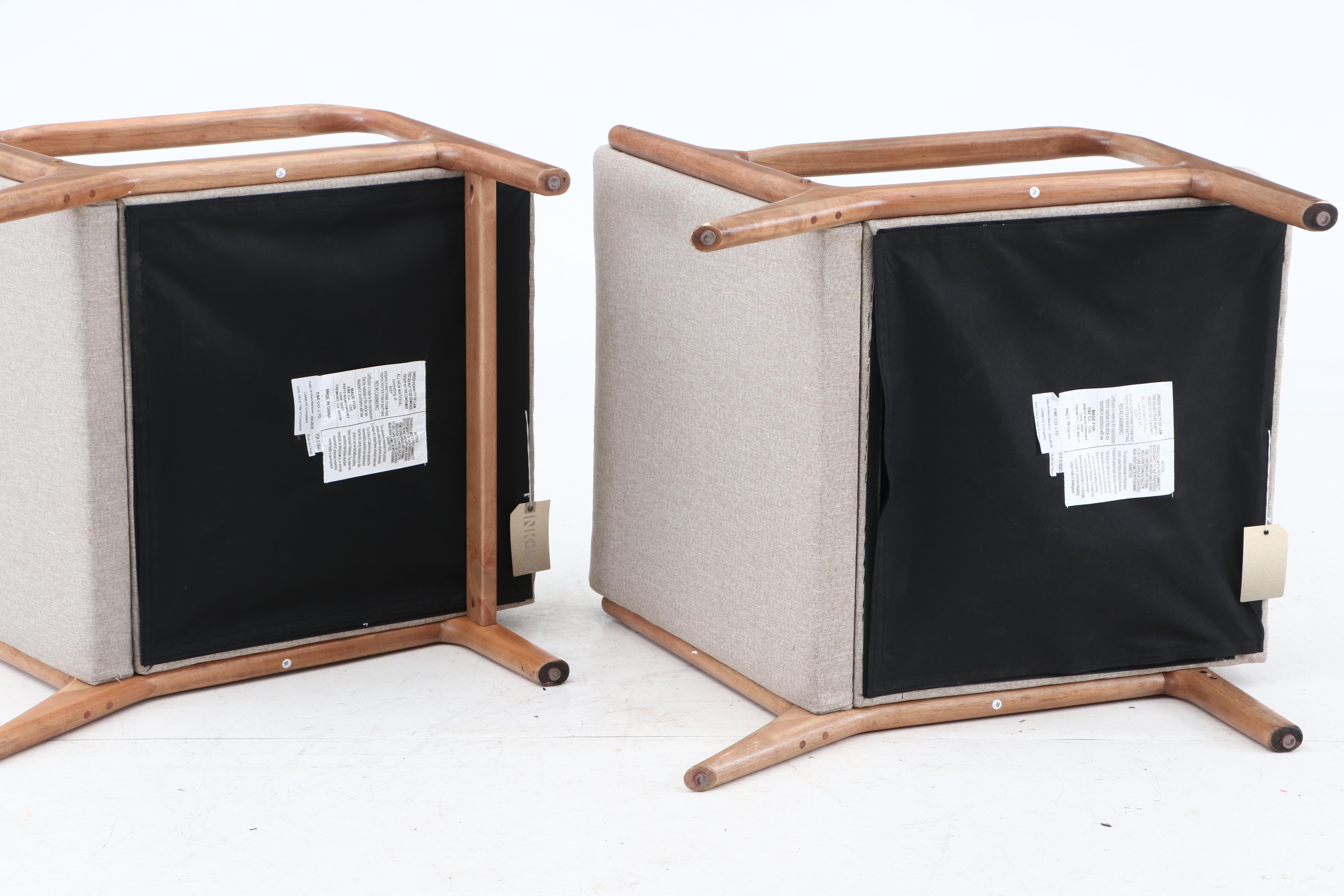 Pair of Contemporary Modern Armchairs