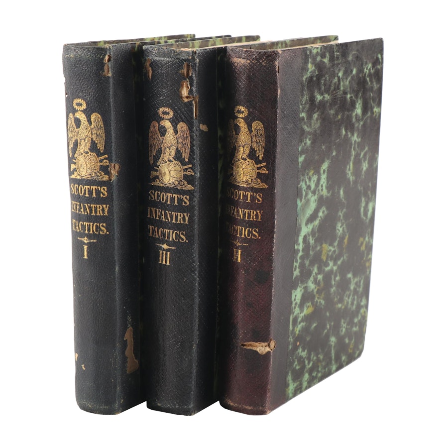 "Infantry Tactics" by Major General Winfield Scott in Three Volumes, 1857