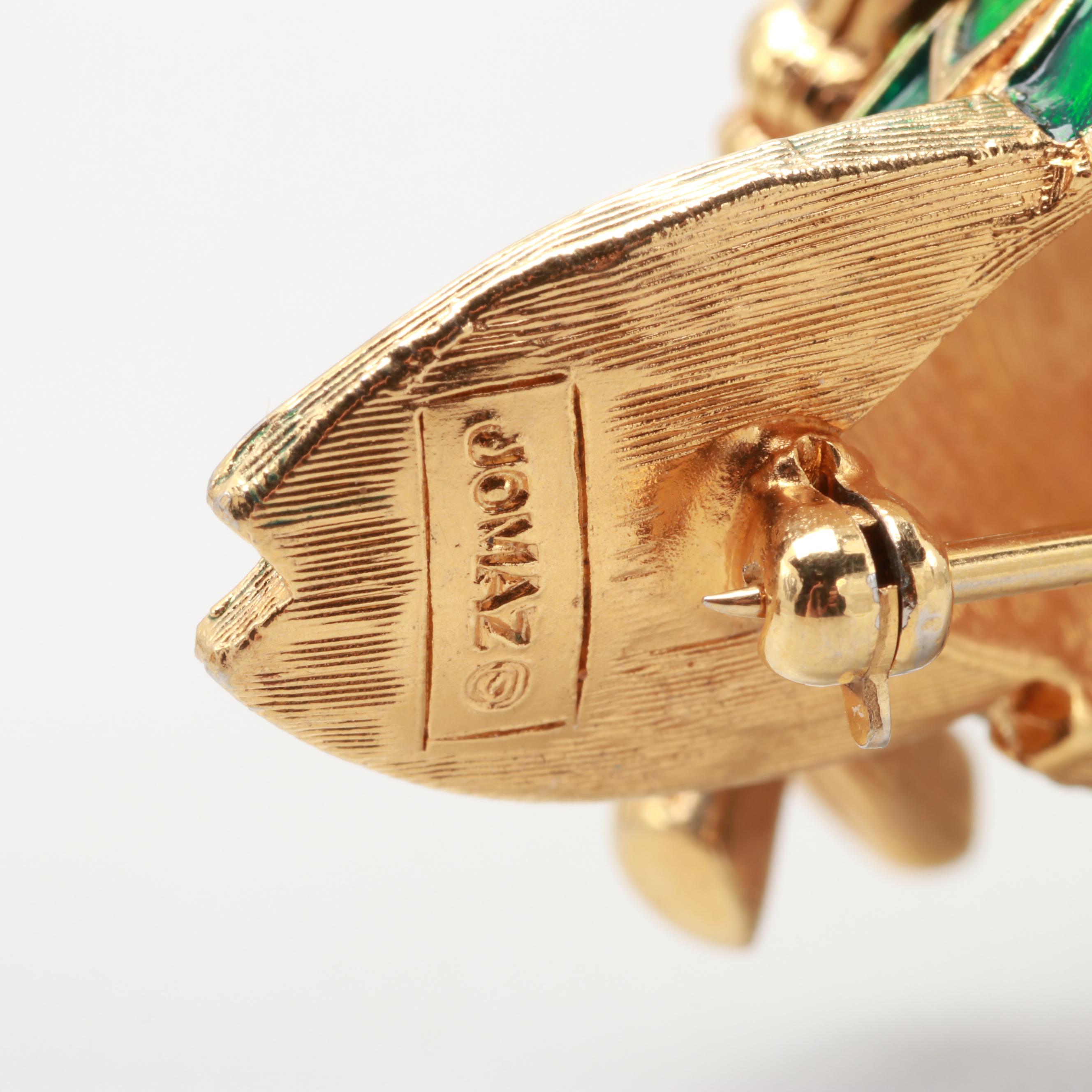 Vintage Rhinestone and Enamel Jewelry Including Jomaz, Weiss