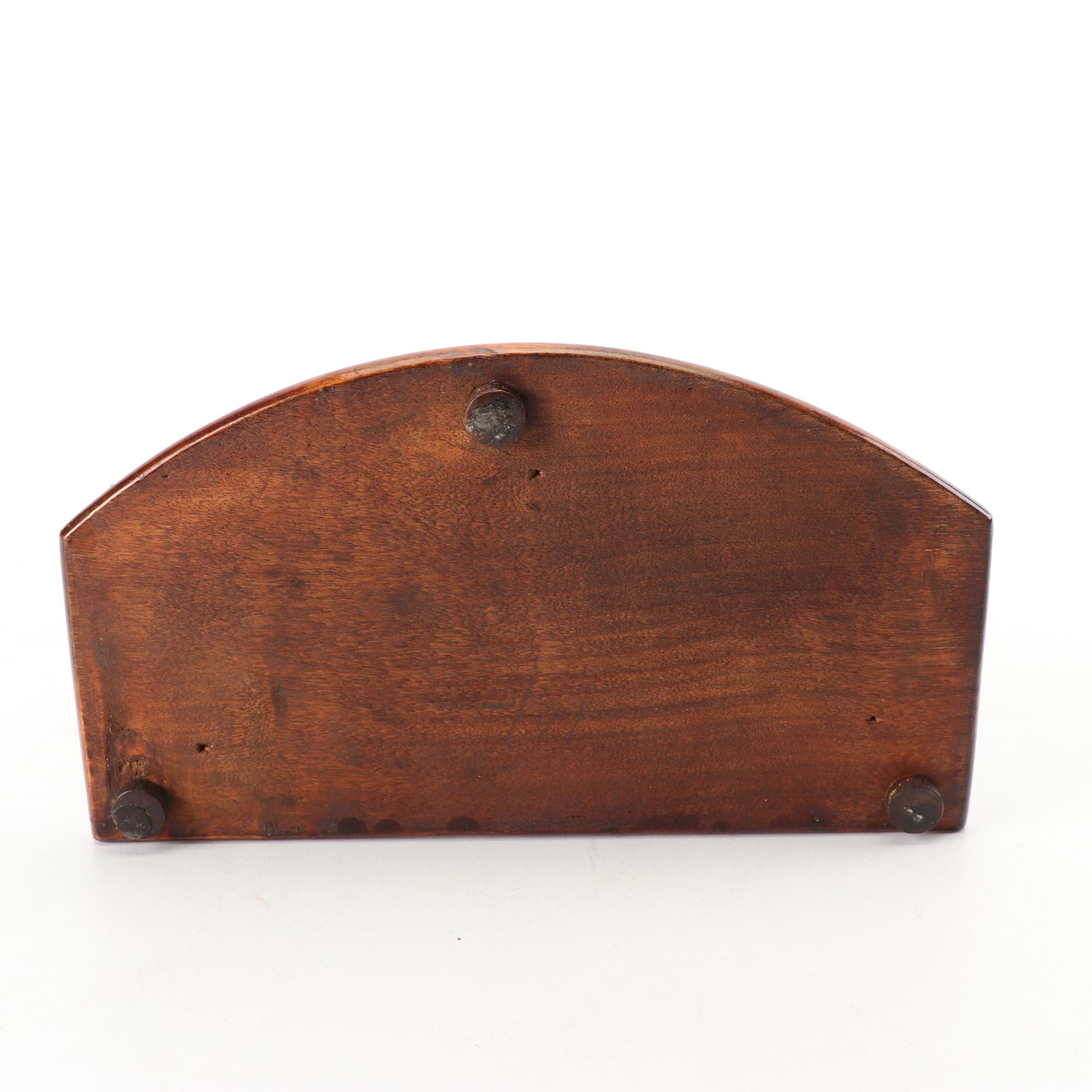 Brass and Wooden Postal Scale, Late 19th Century