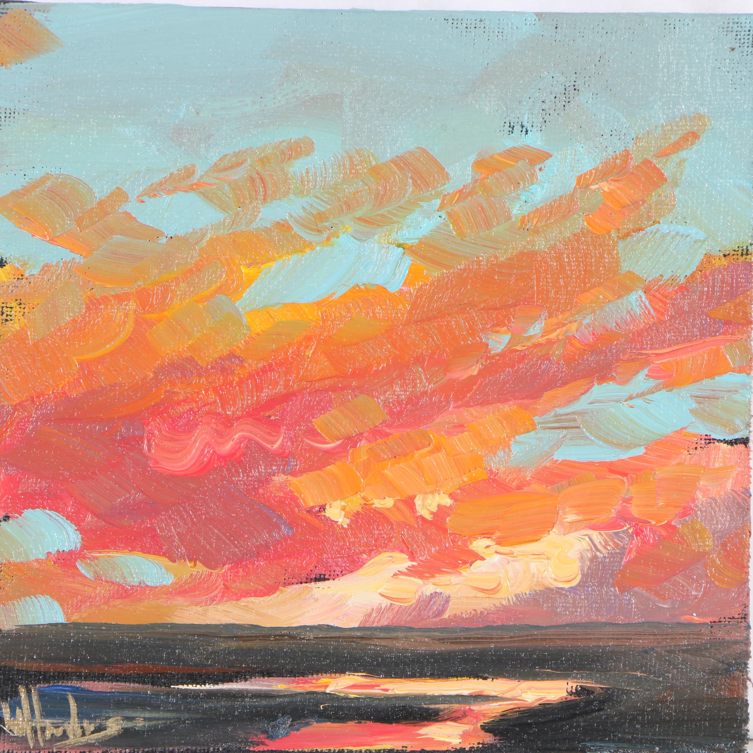 William Hawkins Landscape Oil Painting EBTH