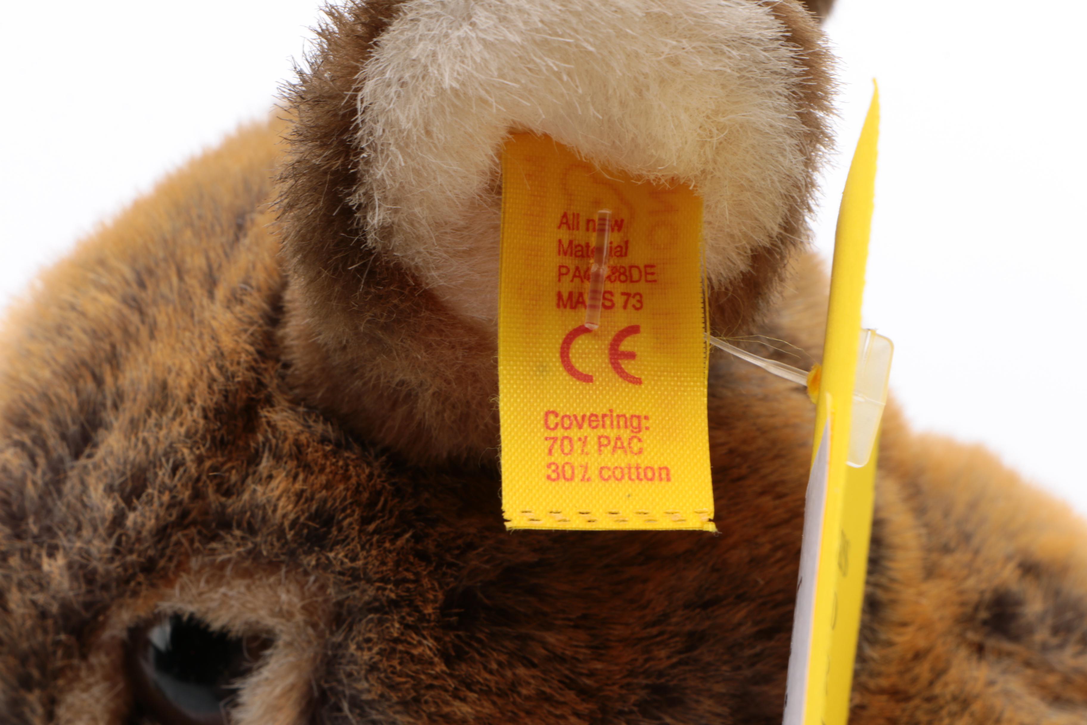 Steiff "Jogg", "Dormili", and "Flossy" Plush Animals