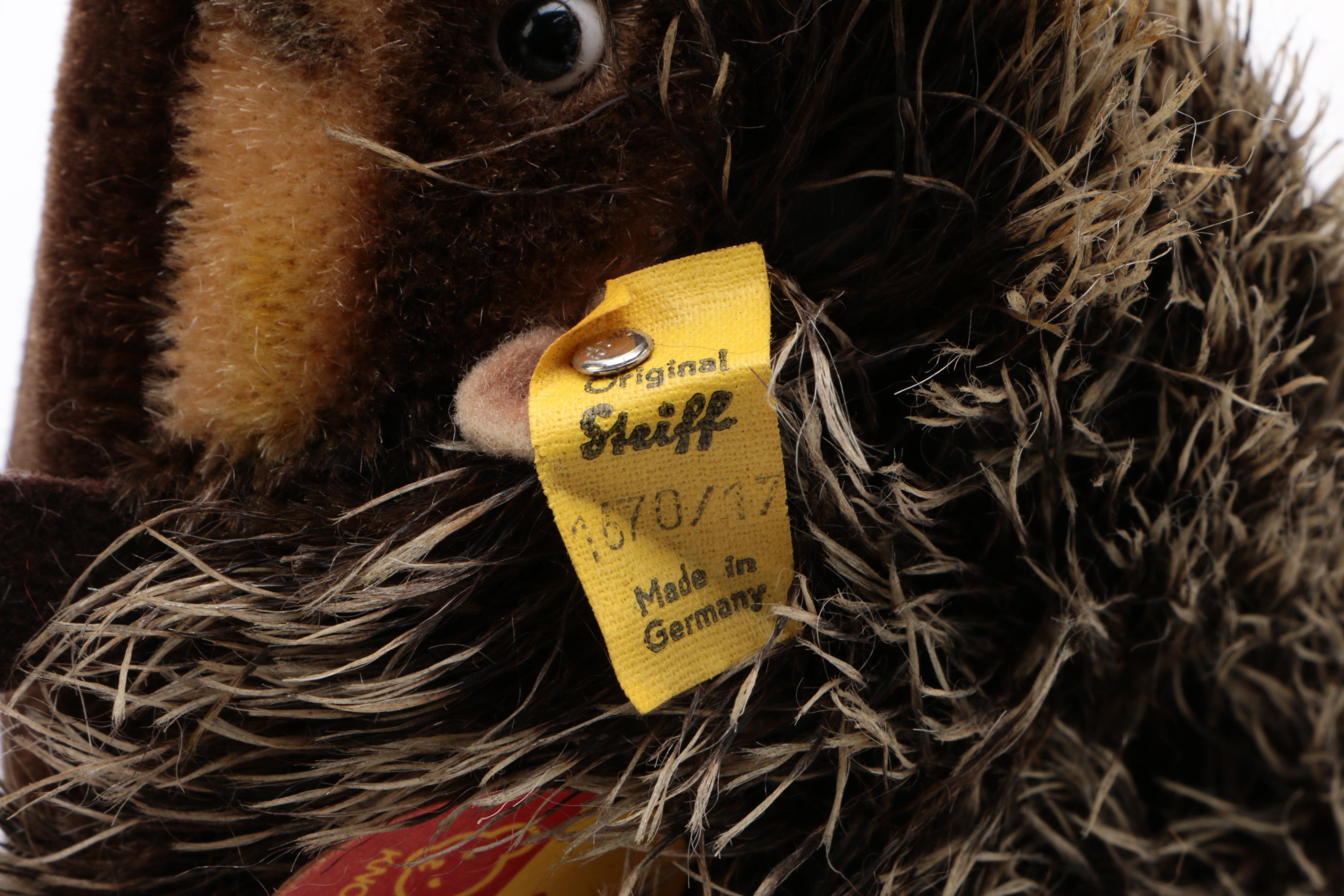 Steiff "Jogg", "Dormili", and "Flossy" Plush Animals