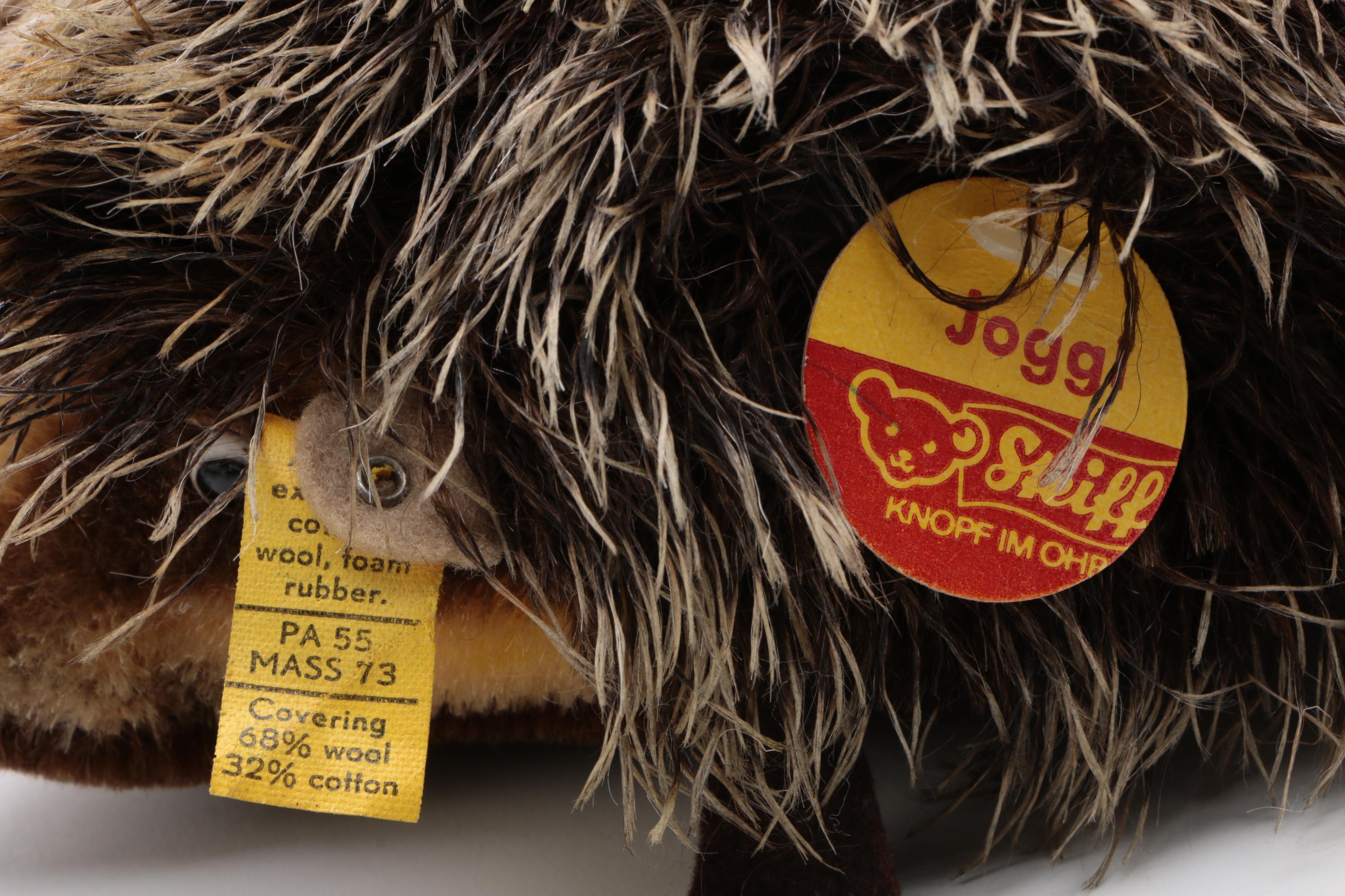 Steiff "Jogg", "Dormili", and "Flossy" Plush Animals