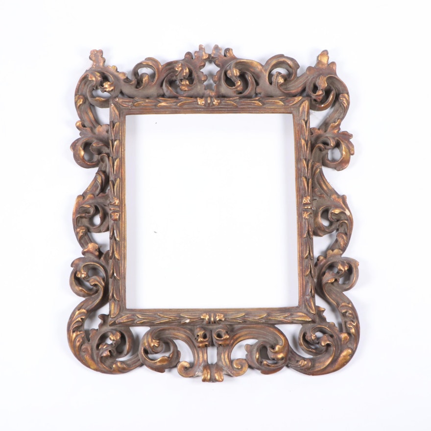 Gesso and Gilt Wood Picture Frame