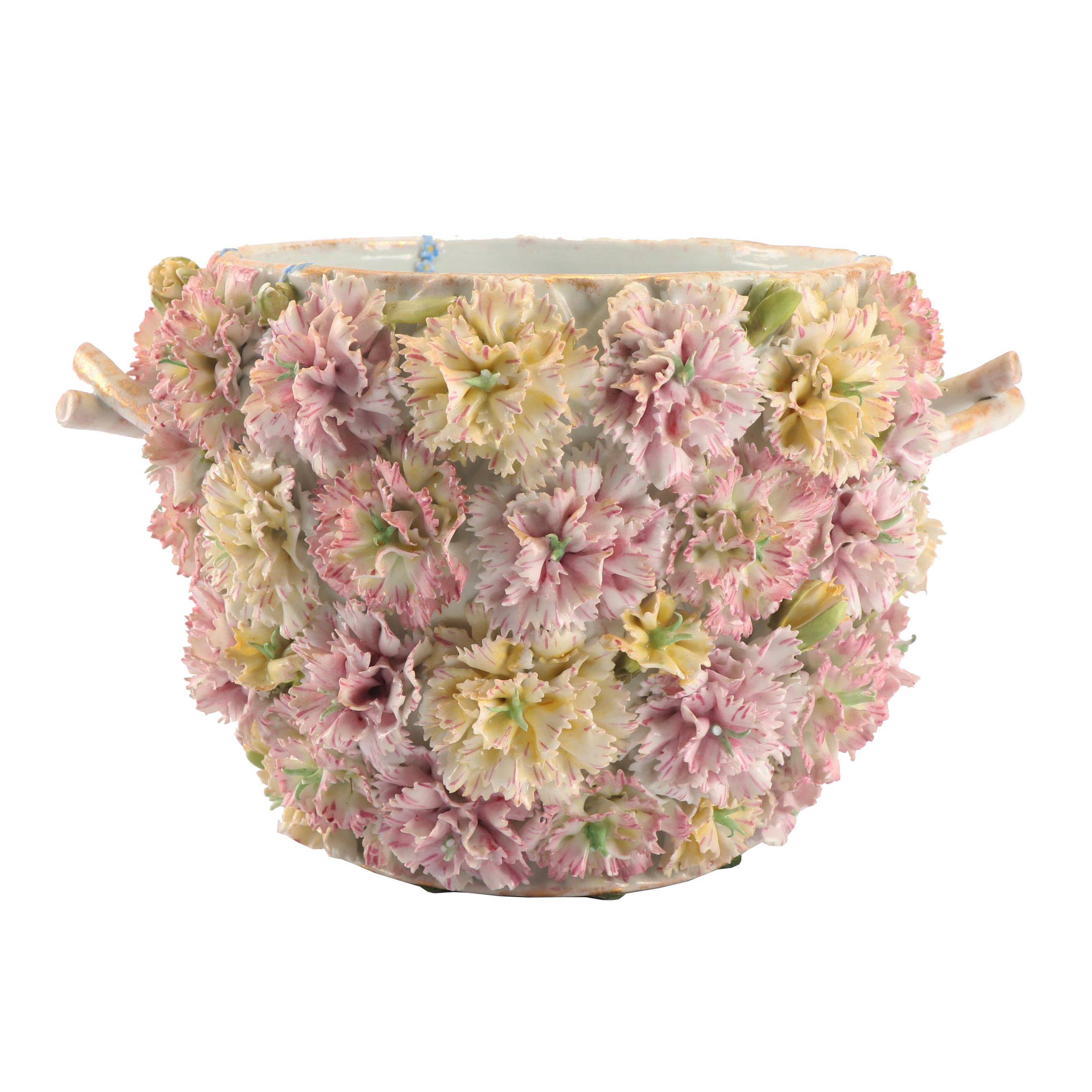 Von Schierholz Porcelain Manufactory Porcelain Flower Vase