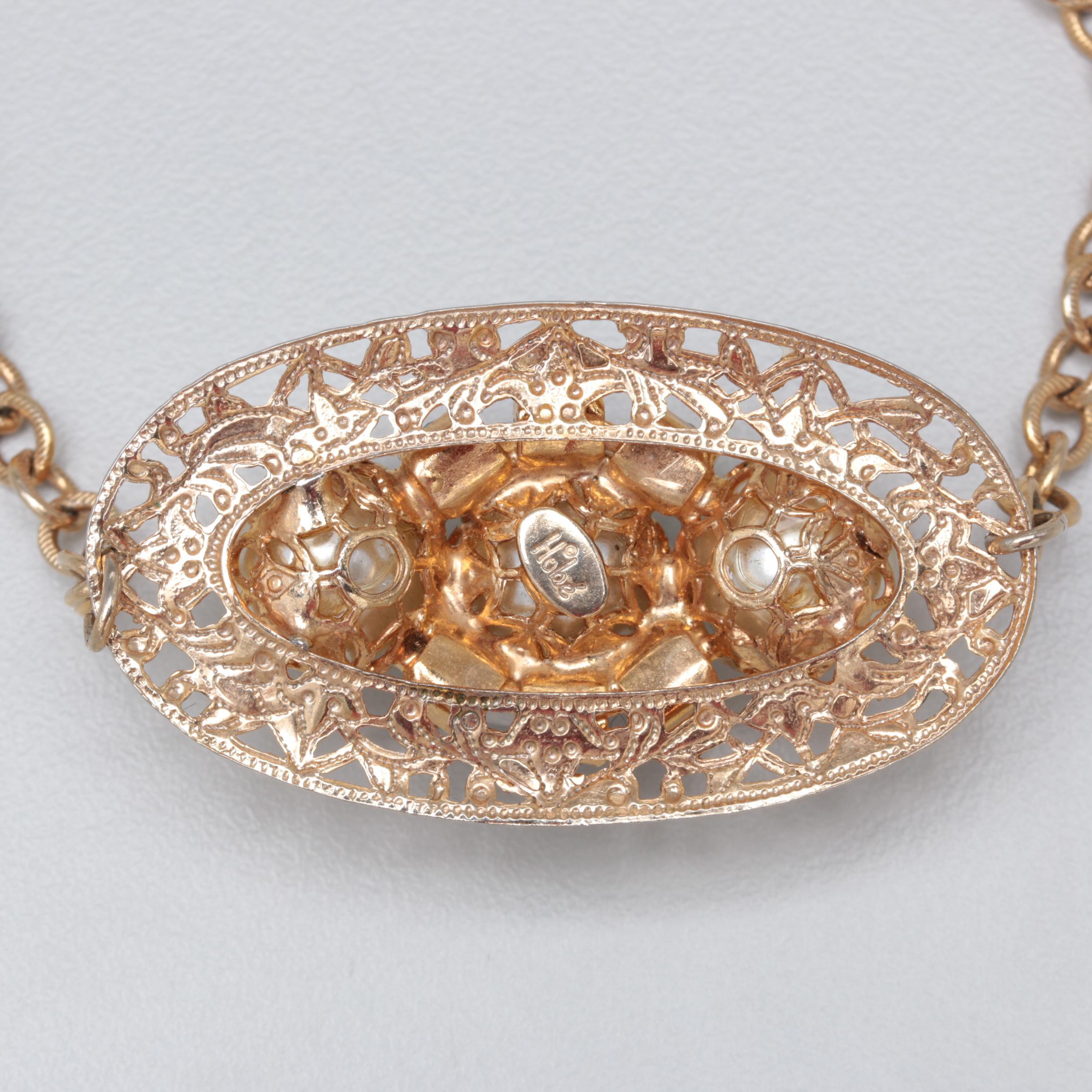 1960s Victorian Revival Jewelry including Coro, Hobe, Art