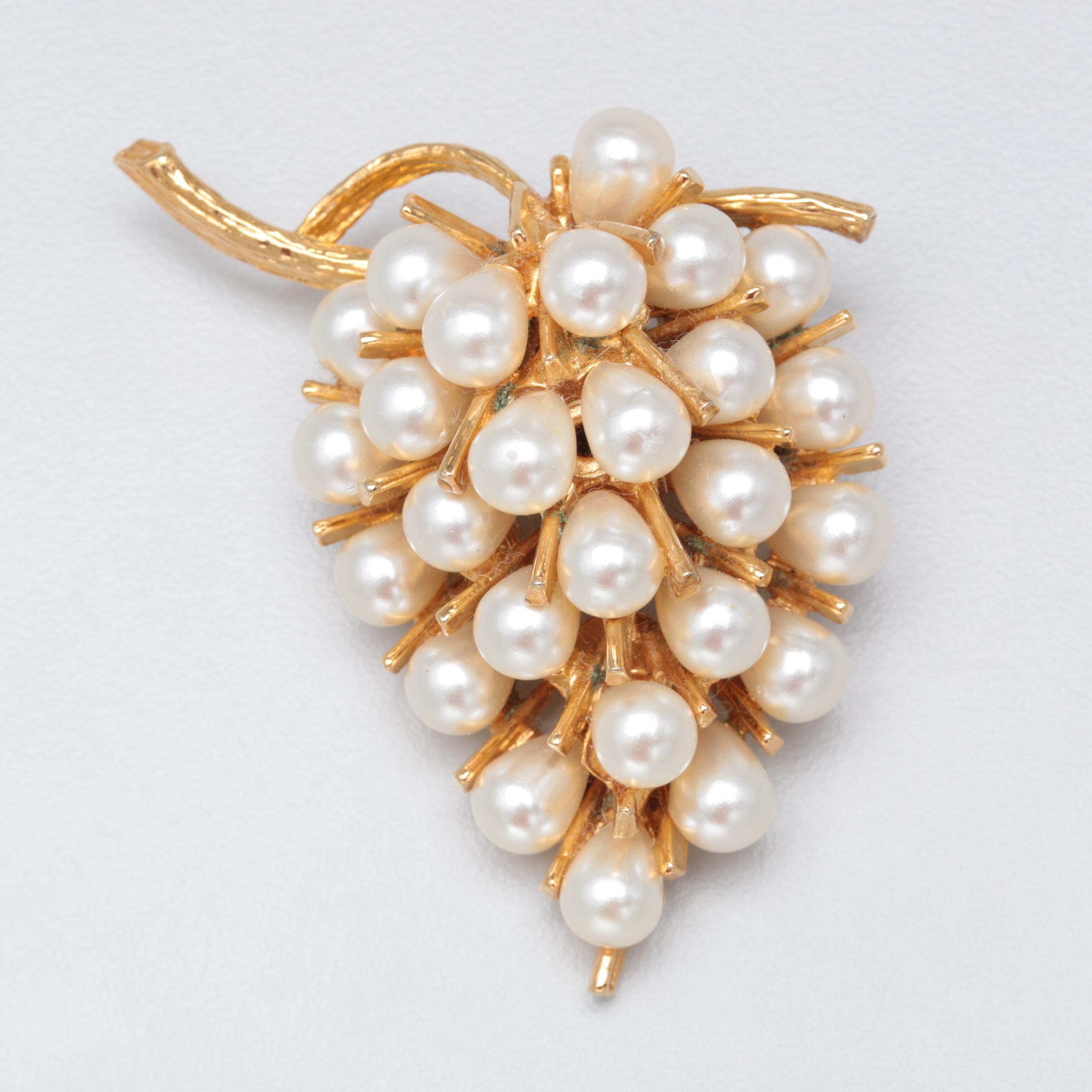 1960s Victorian Revival Jewelry including Coro, Hobe, Art