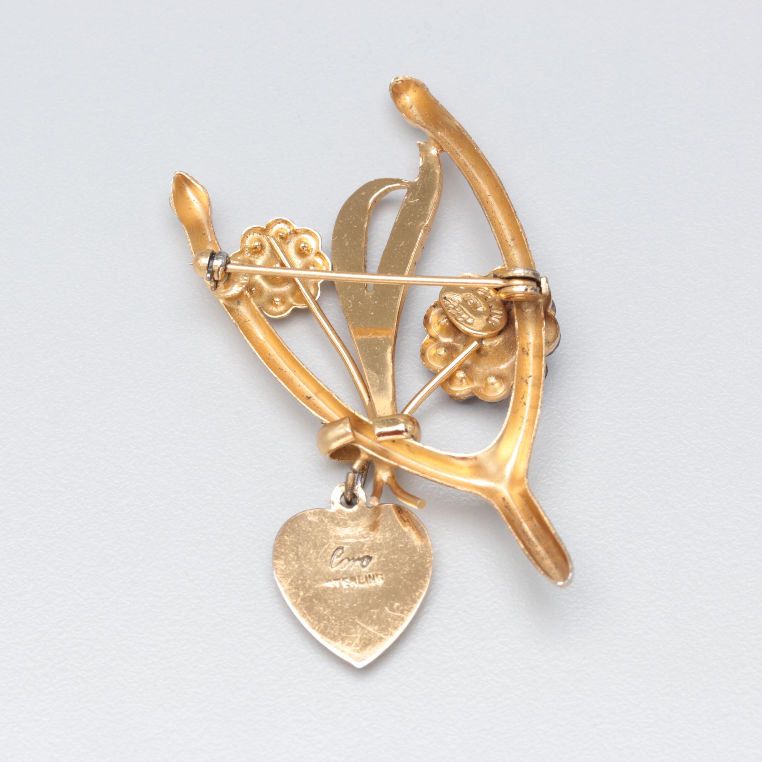 1960s Victorian Revival Jewelry including Coro, Hobe, Art