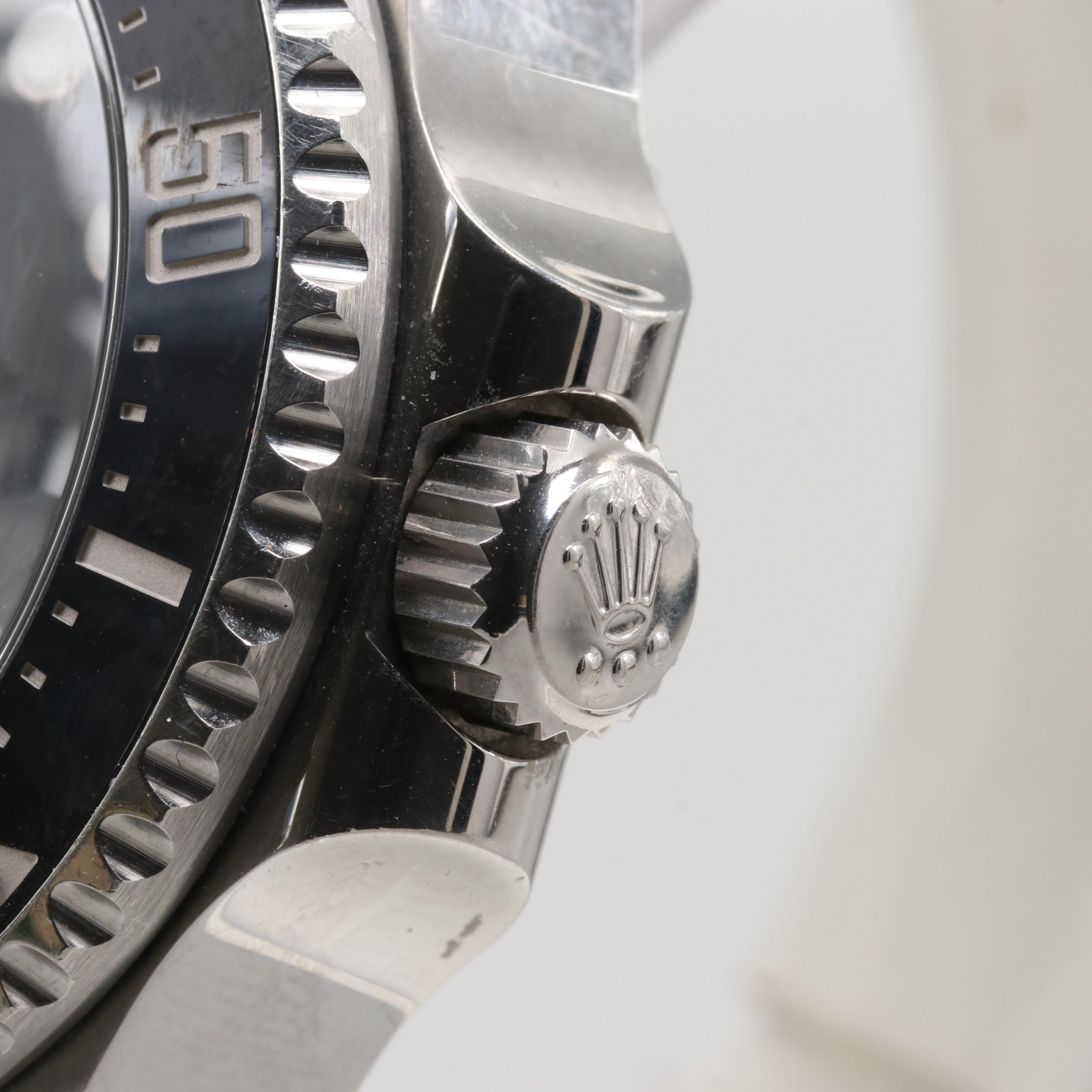 Rolex Stainless Steel Sea-Dweller Deep Sea Automatic Watch