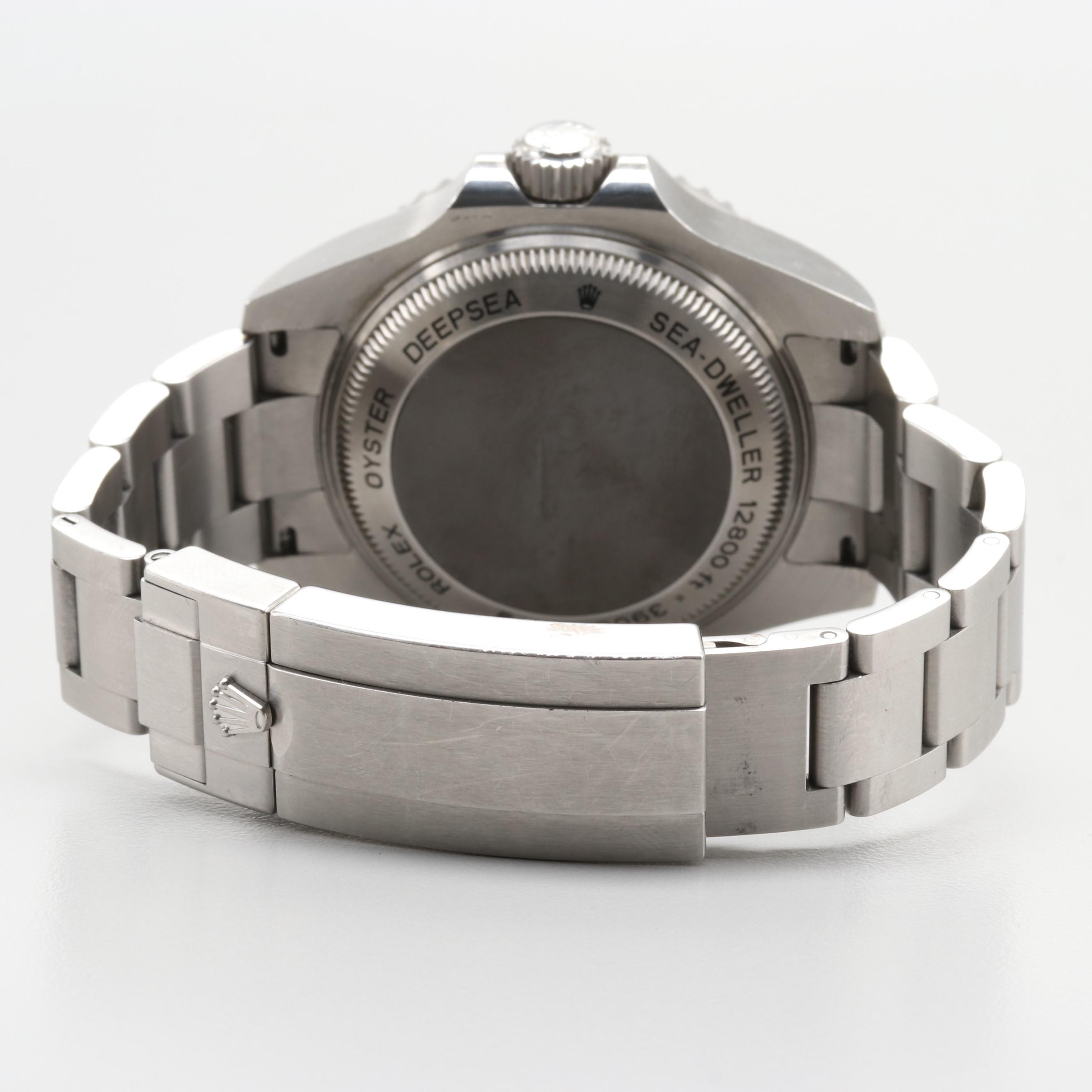 Rolex Stainless Steel Sea-Dweller Deep Sea Automatic Watch