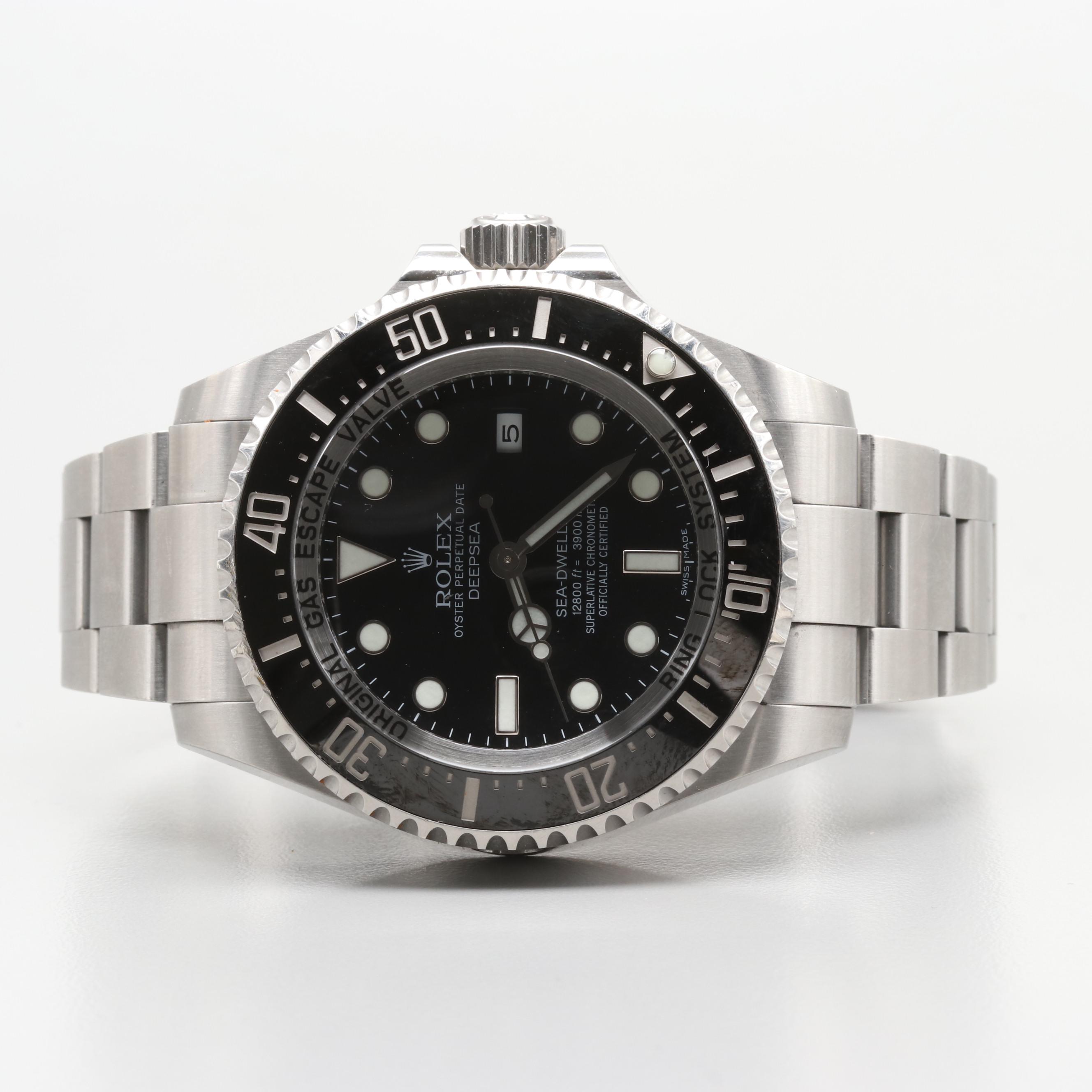 Rolex Stainless Steel Sea-Dweller Deep Sea Automatic Watch