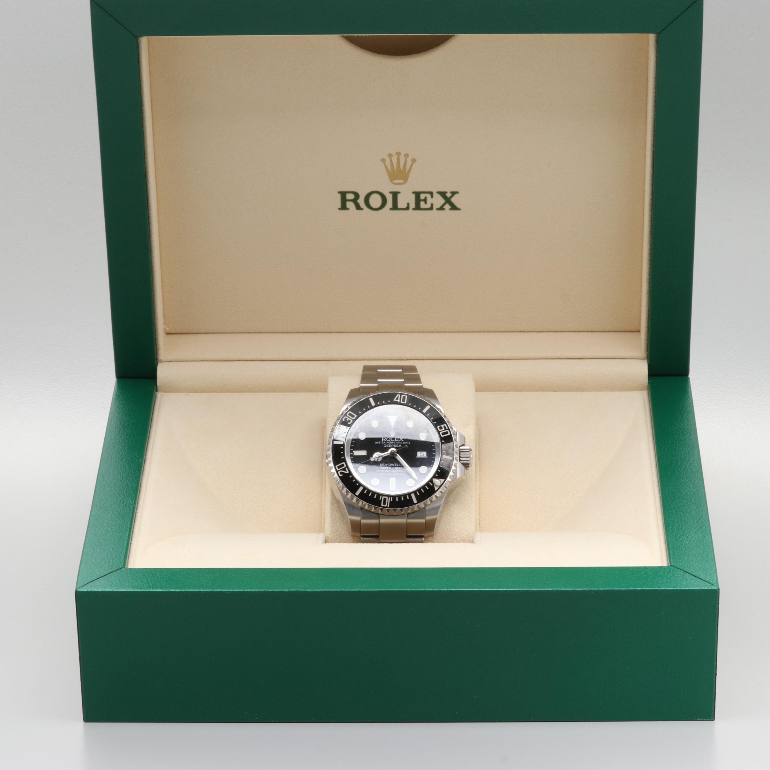 Rolex Stainless Steel Sea-Dweller Deep Sea Automatic Watch