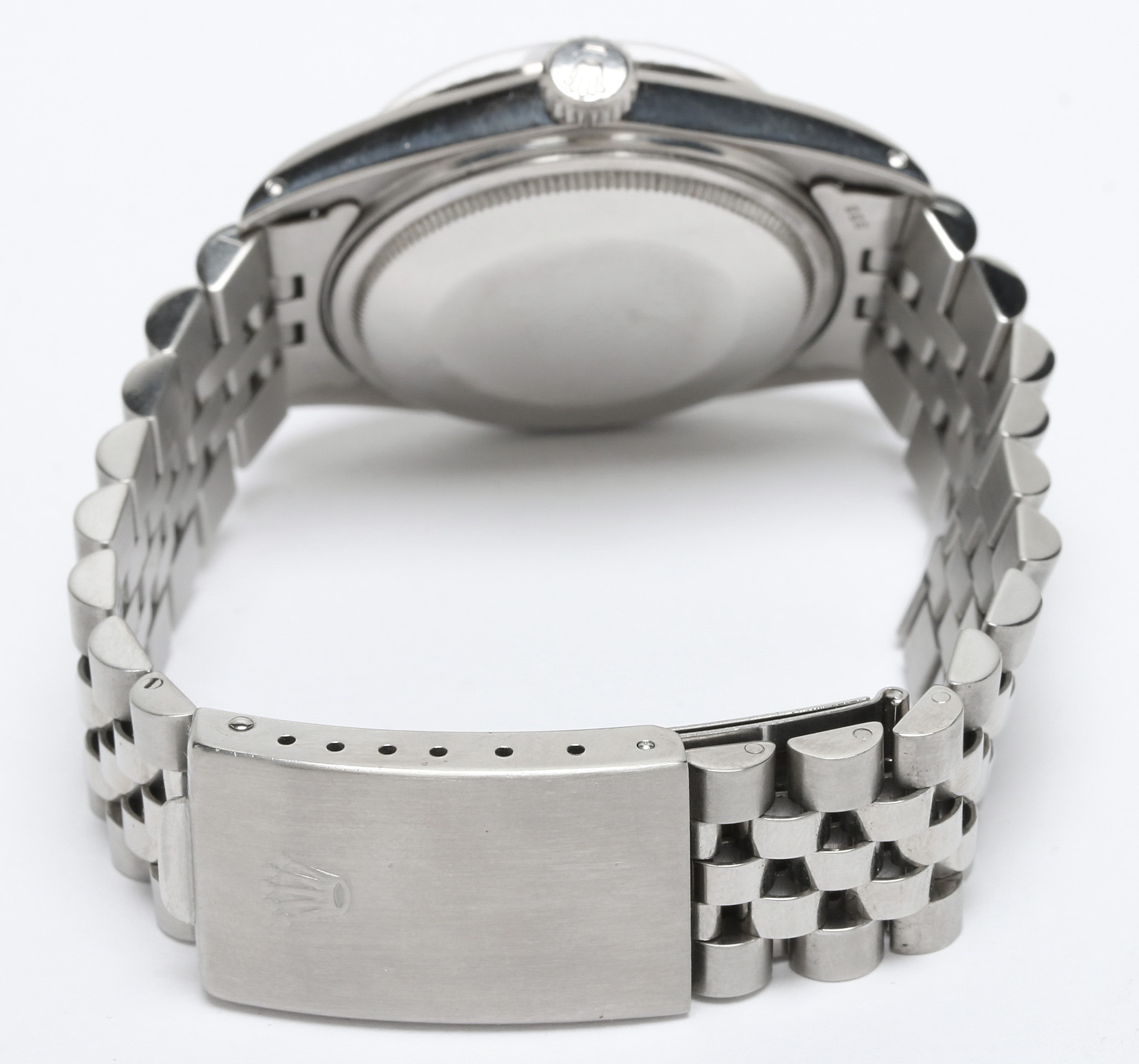 Rolex Datejust Stainless Steel and 18K Gold Fluted Bezel Diamond Watch