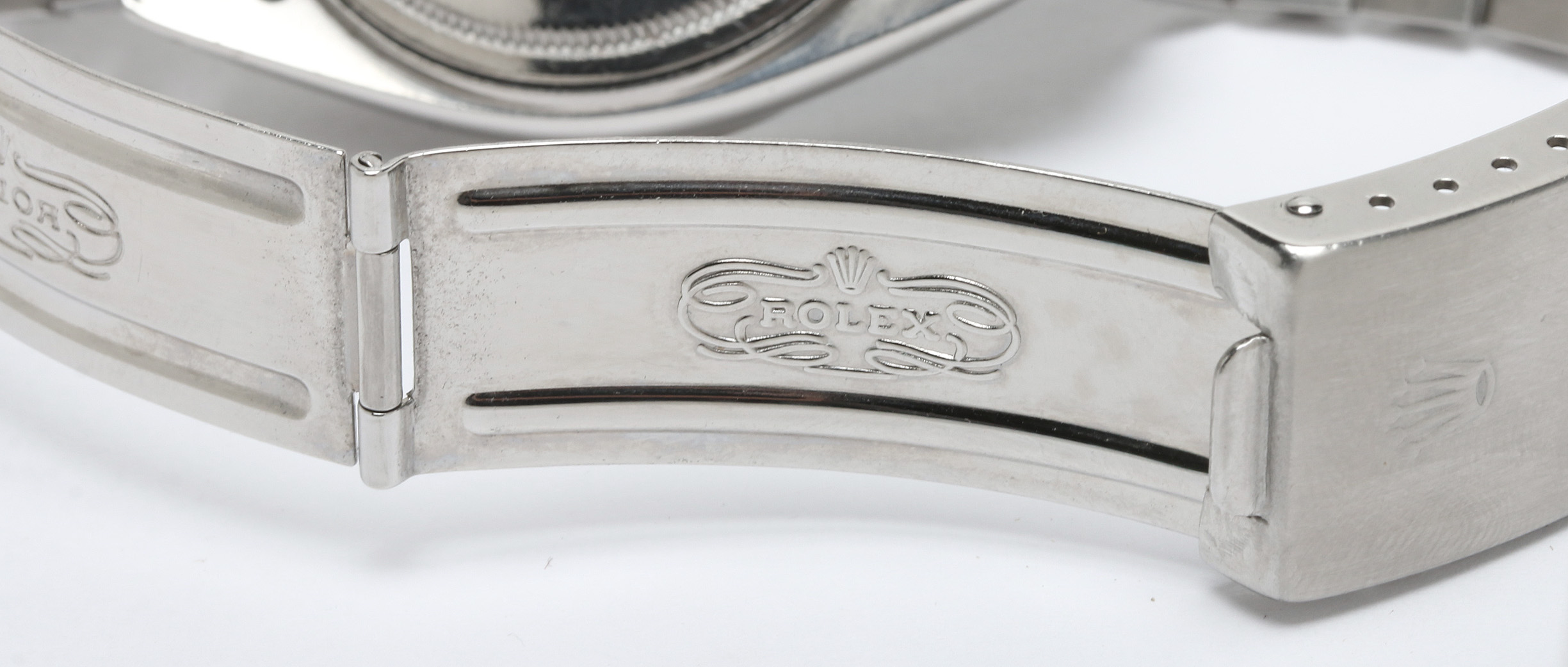 Rolex Datejust Stainless Steel and 18K Gold Fluted Bezel Diamond Watch